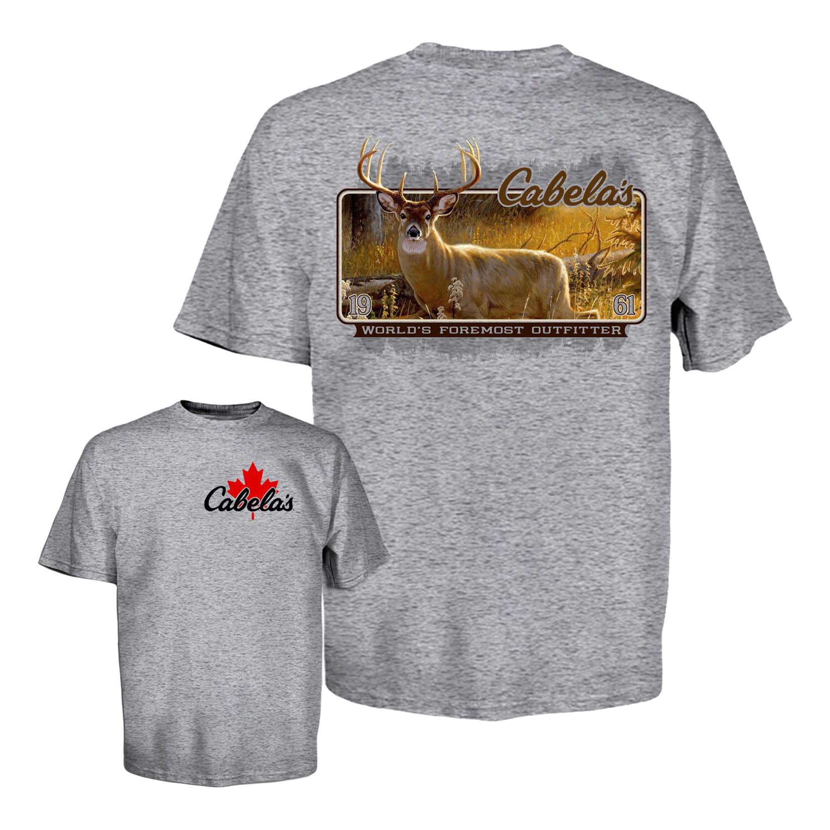 Cabela's® Men's Tri-Blend Script Logo Short-Sleeve T-Shirt