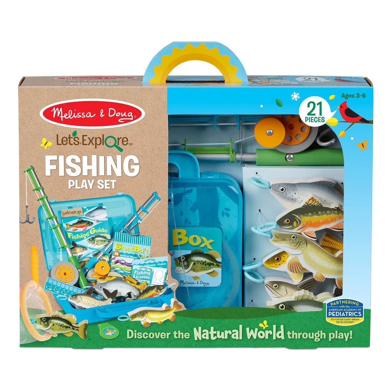 Melissa and doug fishing rod best sale