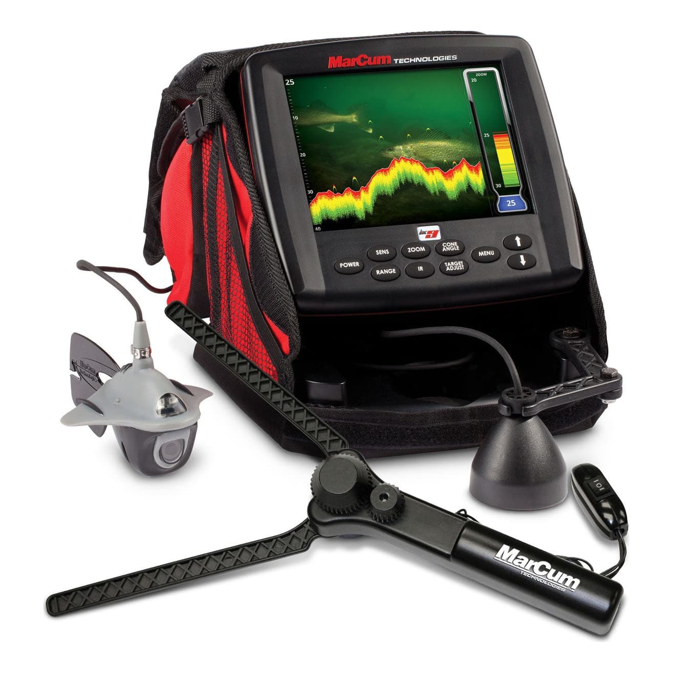 MarCum® LX9L Lithium IceFishing Sonar / Underwater Camera Bundle