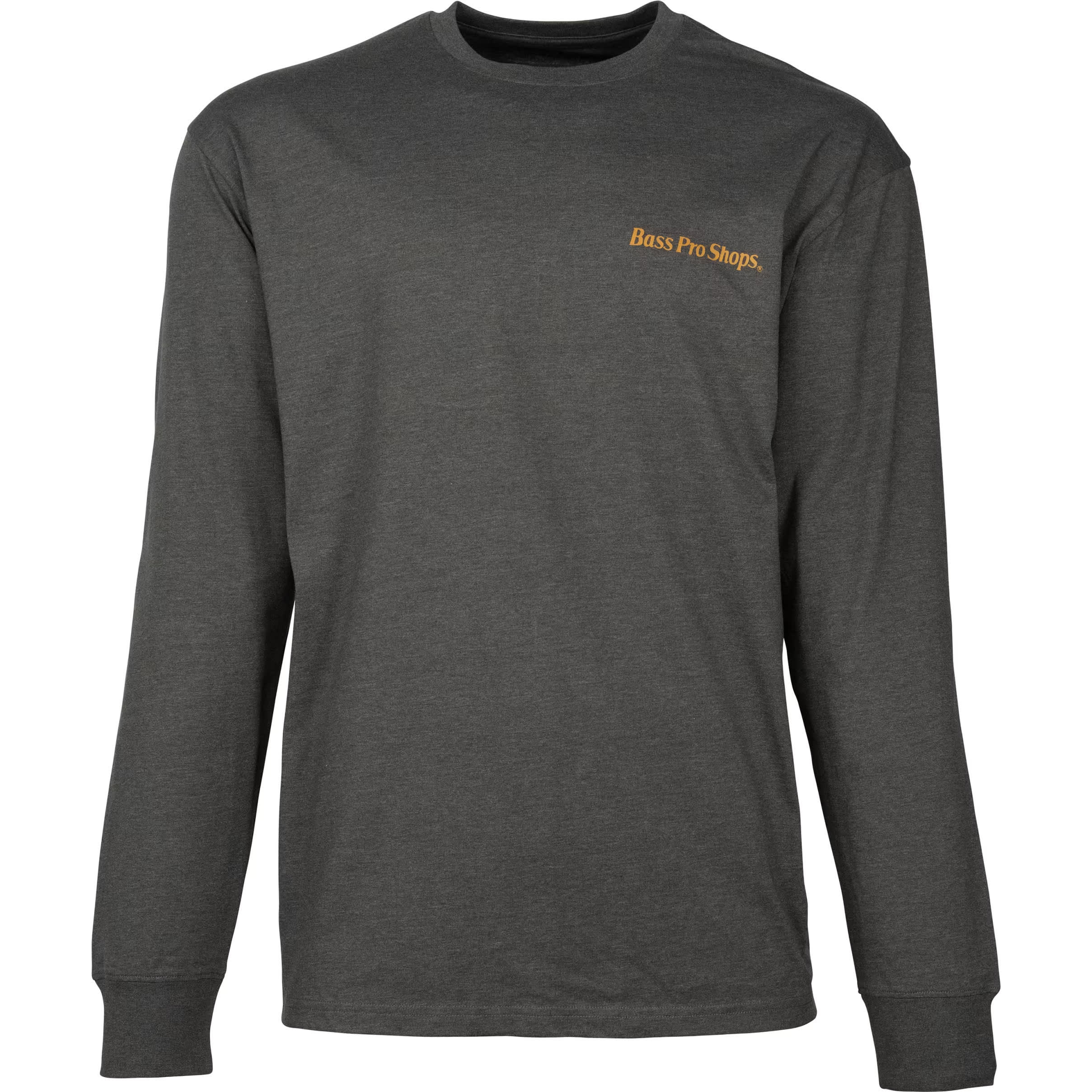 Bass Pro Shops Hoodie Mens Medium Gray Long Sleeve Pullover Graphic  Sweatshirt
