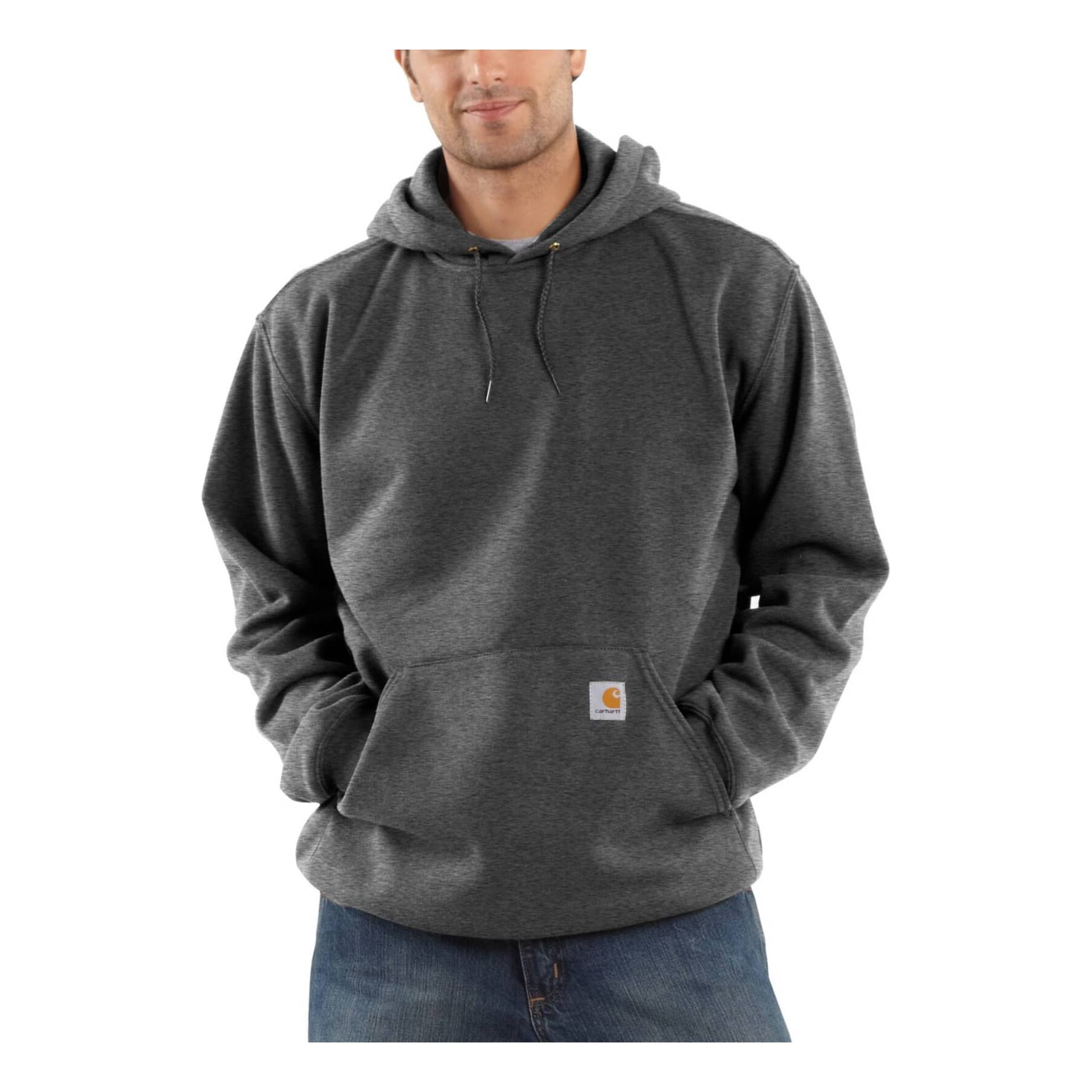 Carhartt Men's Rain Defender Fleece-Lined Logo Sweatshirt