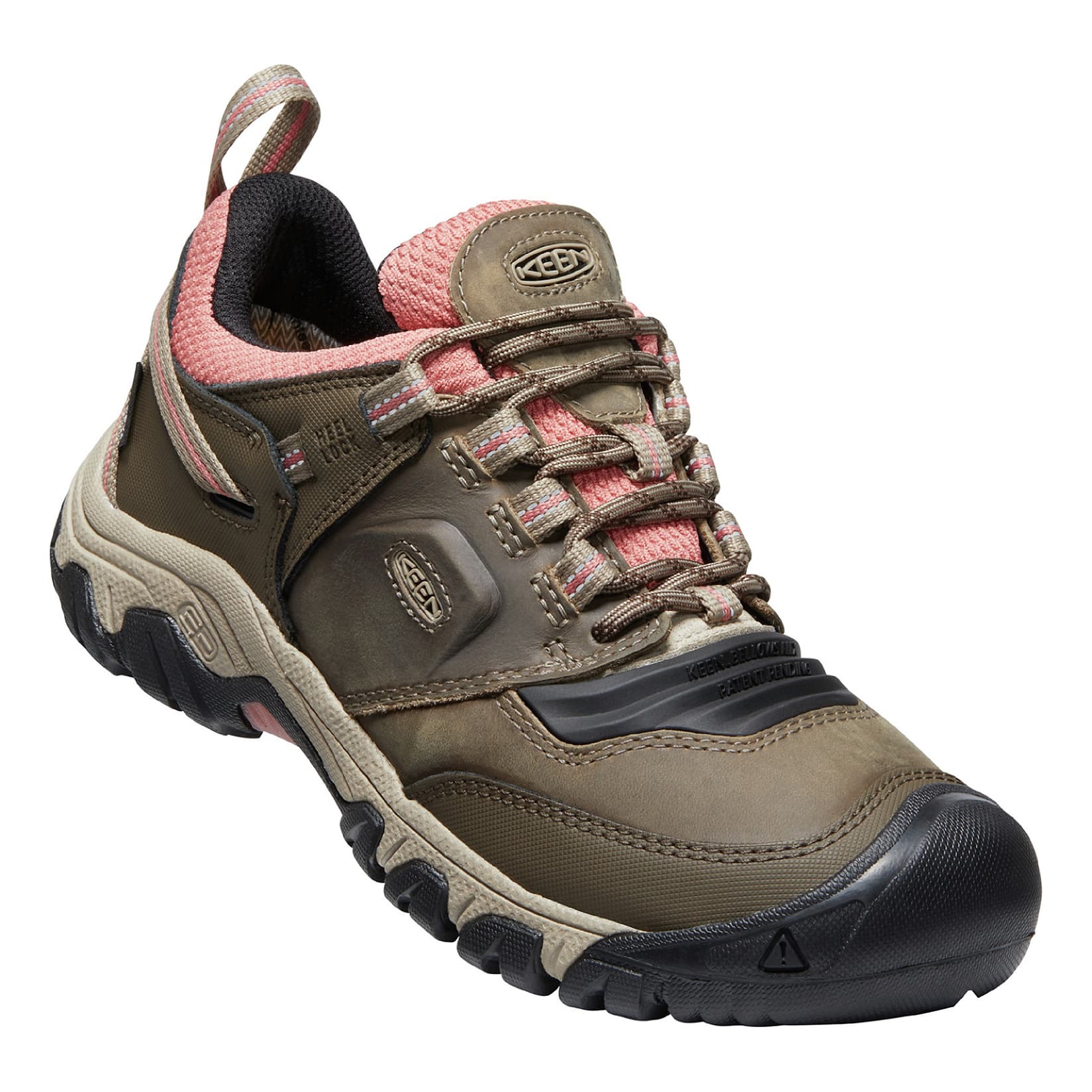 KEEN® Women’s Ridge Flex Waterproof Low Hiker - quarter view