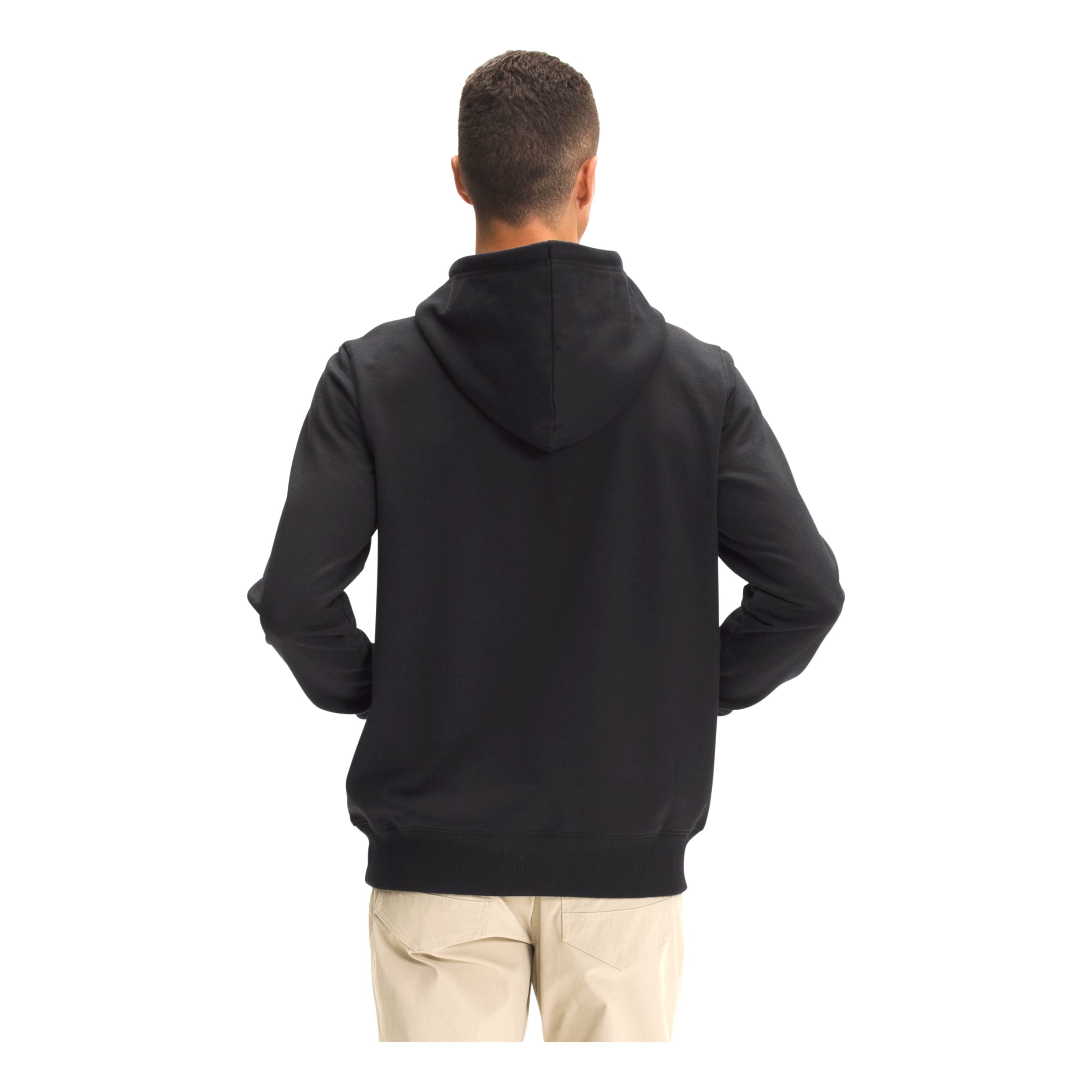 The north face training logo top pullover hoodie