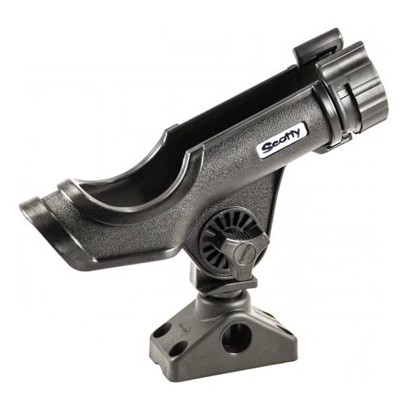 Scotty Powerlock Black Rod Holder with 241 Side Deck Mount