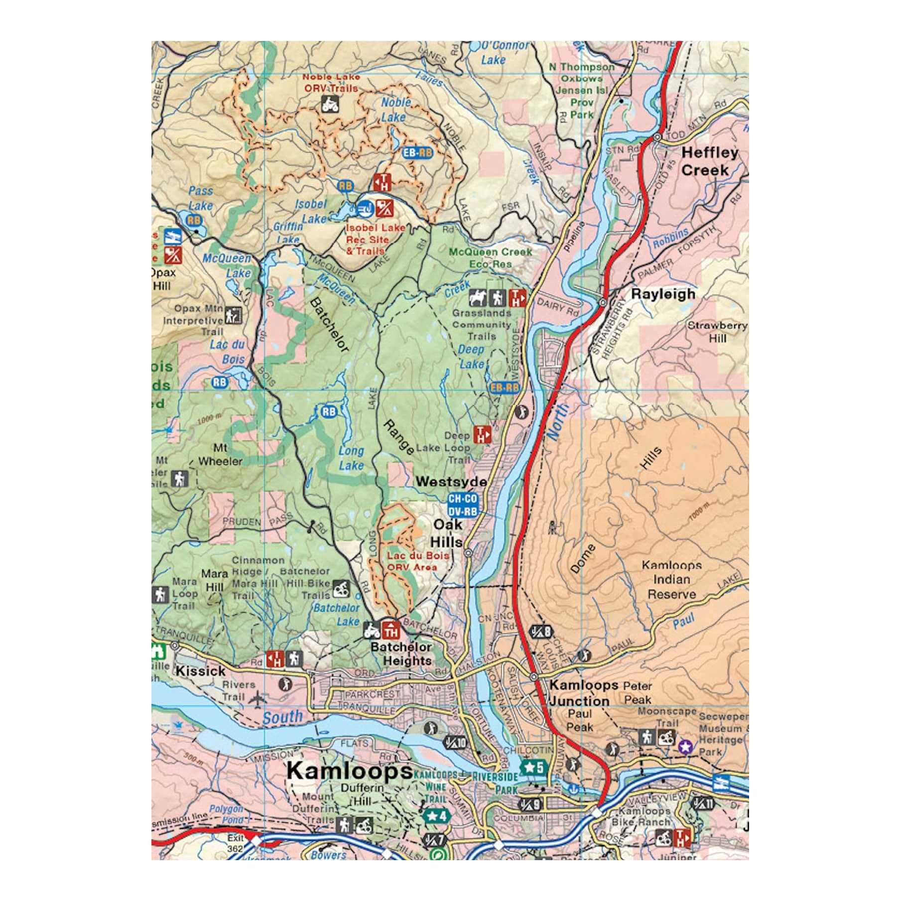Backroad Mapbook - BC Fishing Highway 24 and The Land of Hidden