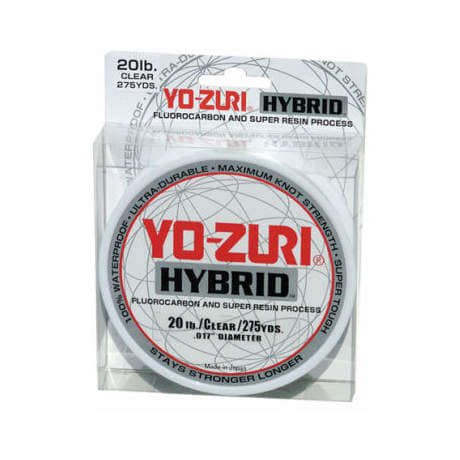 Yo-Zuri 20LB CAMO GREEN FLUOROCARBON NYLON HYBRID FISHING LINE 275 Yd  Leader