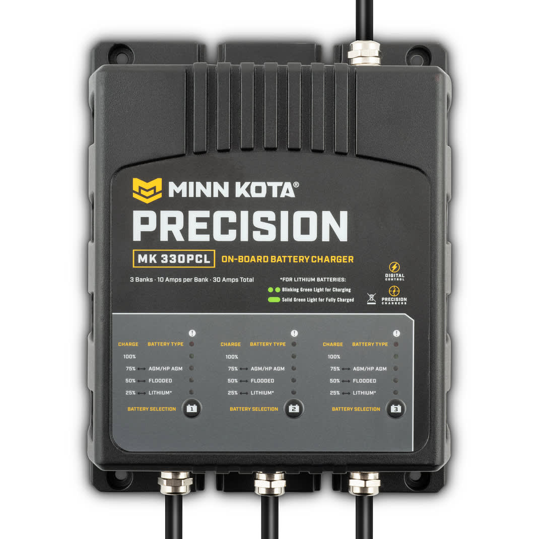 Minn Kota® 3 Bank 10 Amp OnBoard Precision Charger Cabela