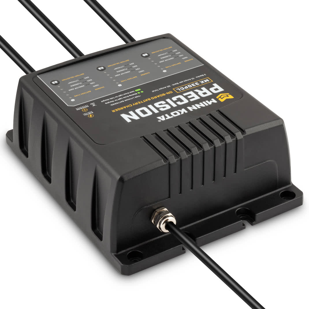 Minn Kota® 3 Bank 10 Amp OnBoard Precision Charger Cabela