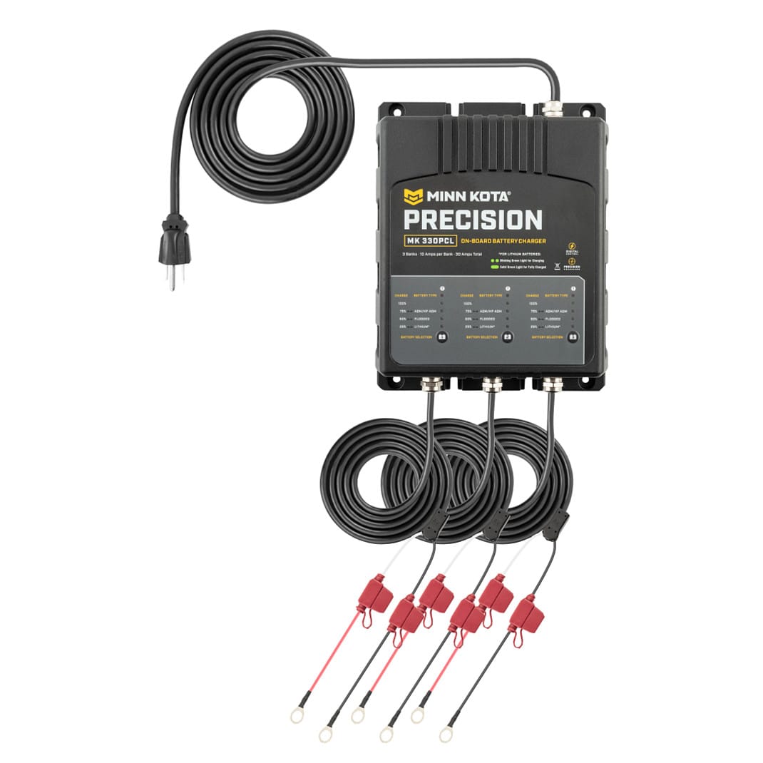 Minn Kota® 3 Bank 10 Amp OnBoard Precision Charger Cabela