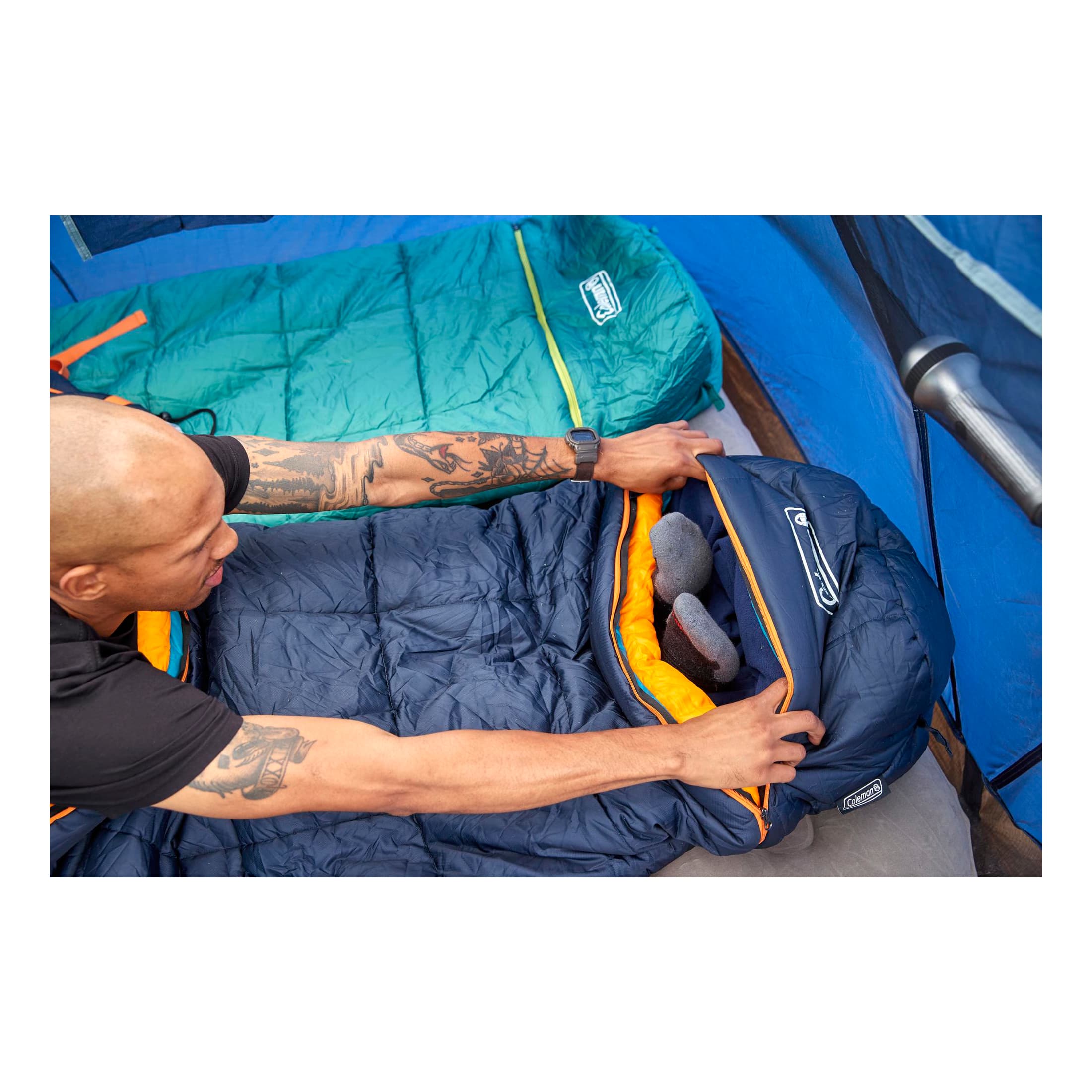 Coleman® Big Bay™ -6°C Big & Tall Contour Sleeping Bag