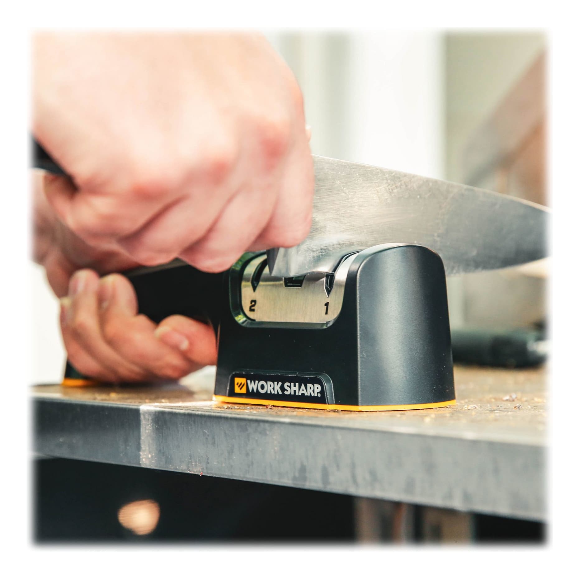 Work Sharp® Kitchen Pull-Through Handheld Knife Sharpener
