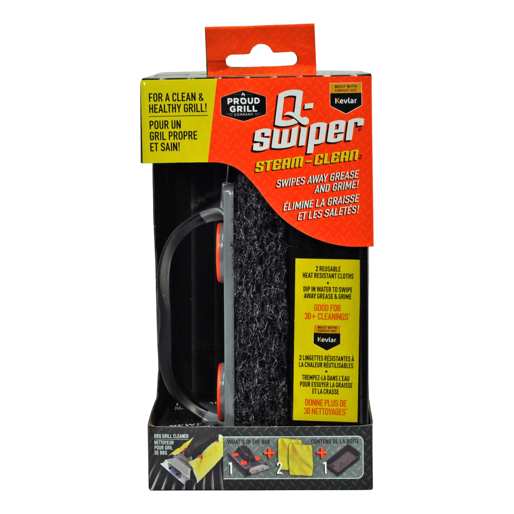 Proud Grill® Q-Swiper™ Steam Cleaner Kit