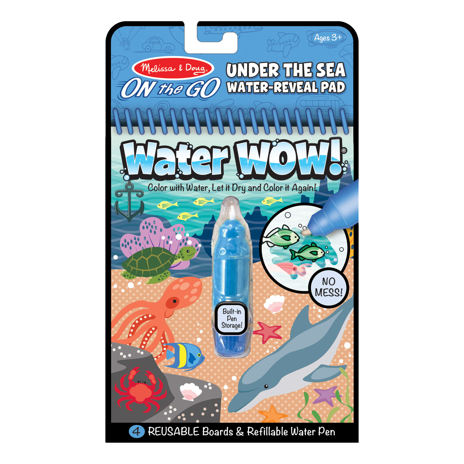 Melissa & Doug® Water WOW! Colouring Book - Under the Sea