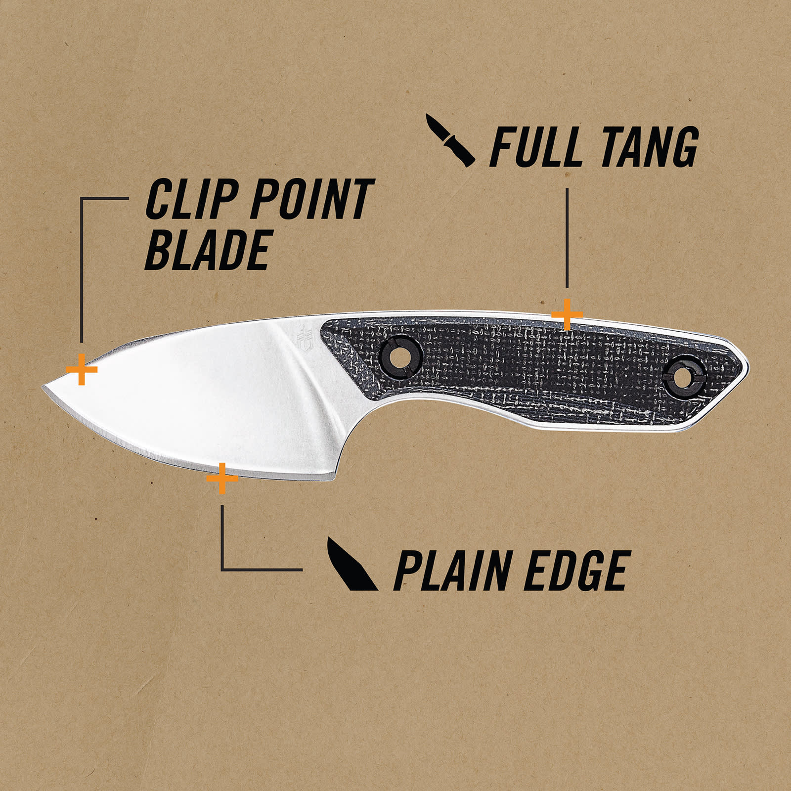 Gerber® Stowe Fixed Blade Knife