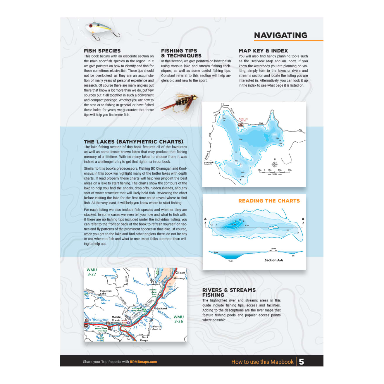 Backroad Mapbook - Thompson Okanagan BC Fishing Mapbook