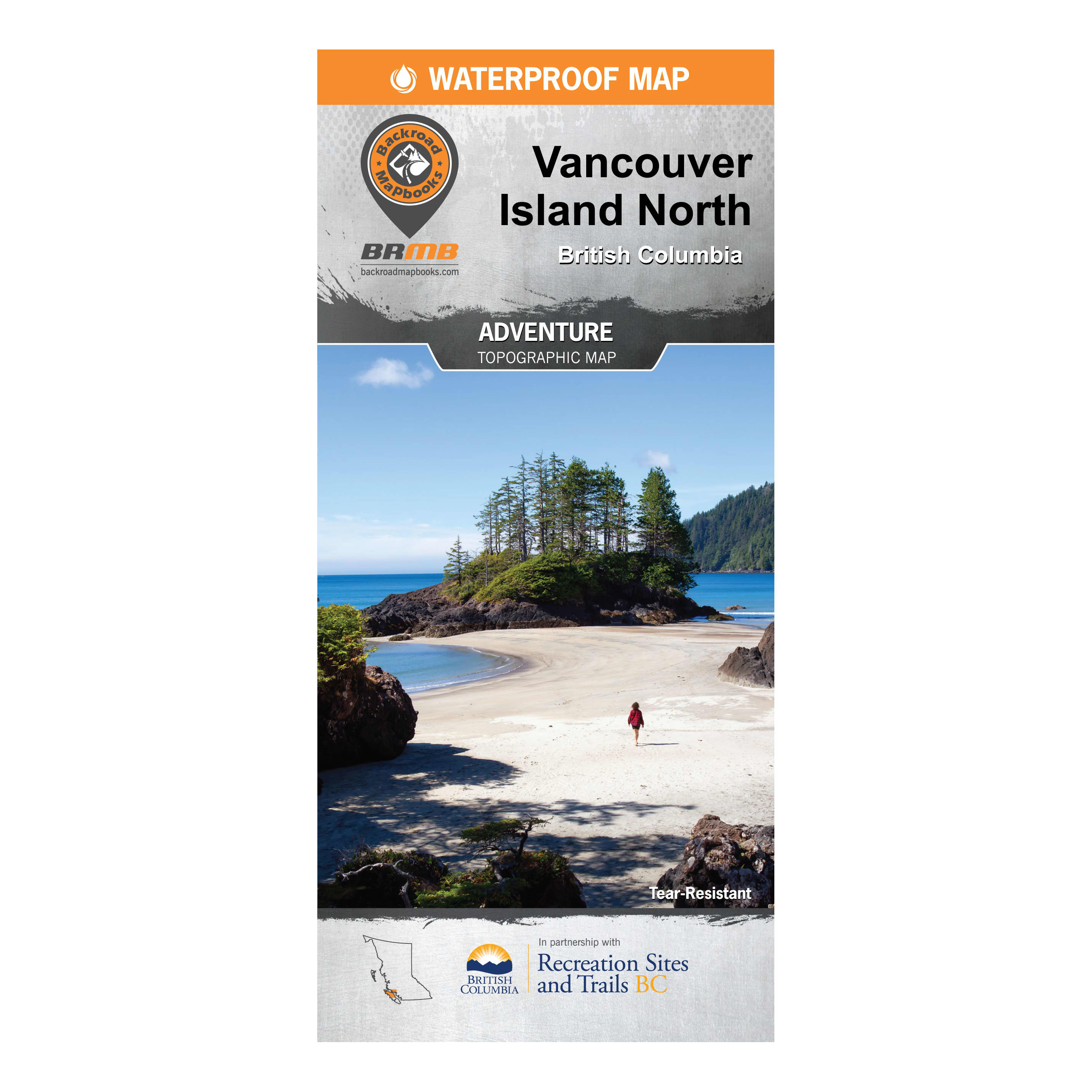 Backroad Mapbooks - 2nd Edition Vancouver Island North RecreationMap 