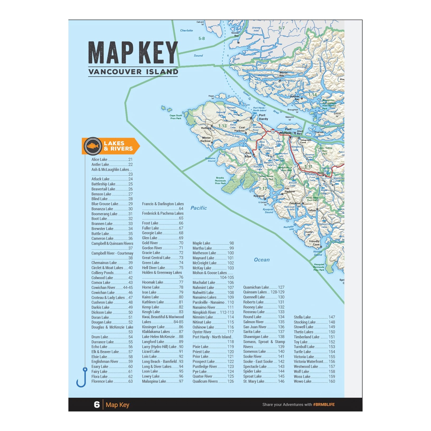 Backroad Mapbooks - Vancouver Island Fishing Mapbook