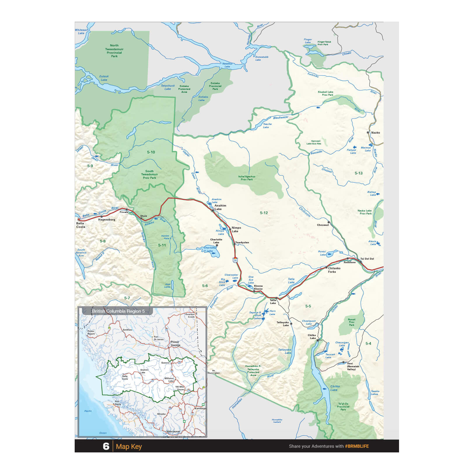 Backroad Mapbooks - Cariboo Lakes and Rivers Fishing Mapbook