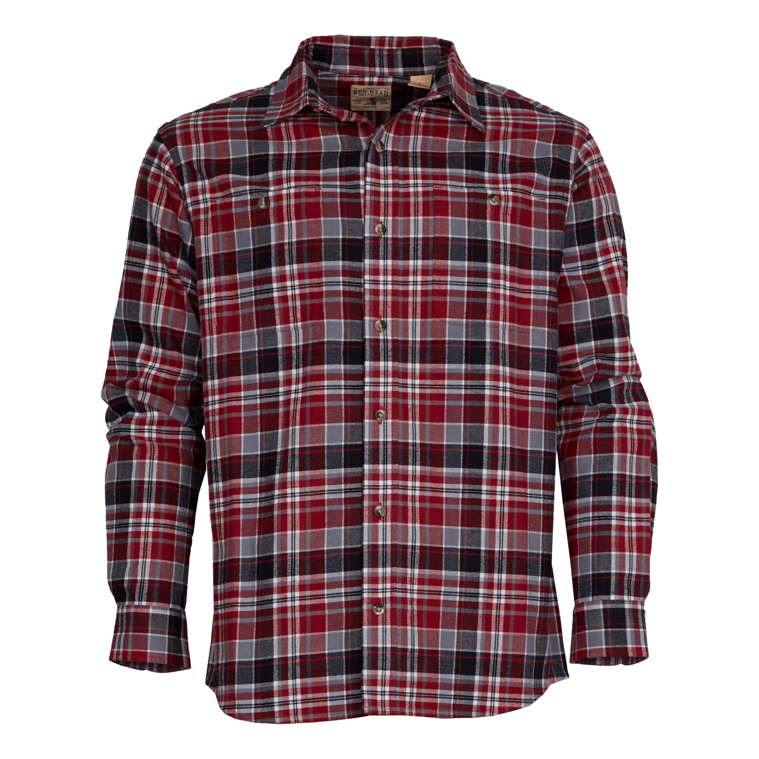 RedHead® Men’s Ozark Mountain Flannel LongSleeve ButtonDown Shirt