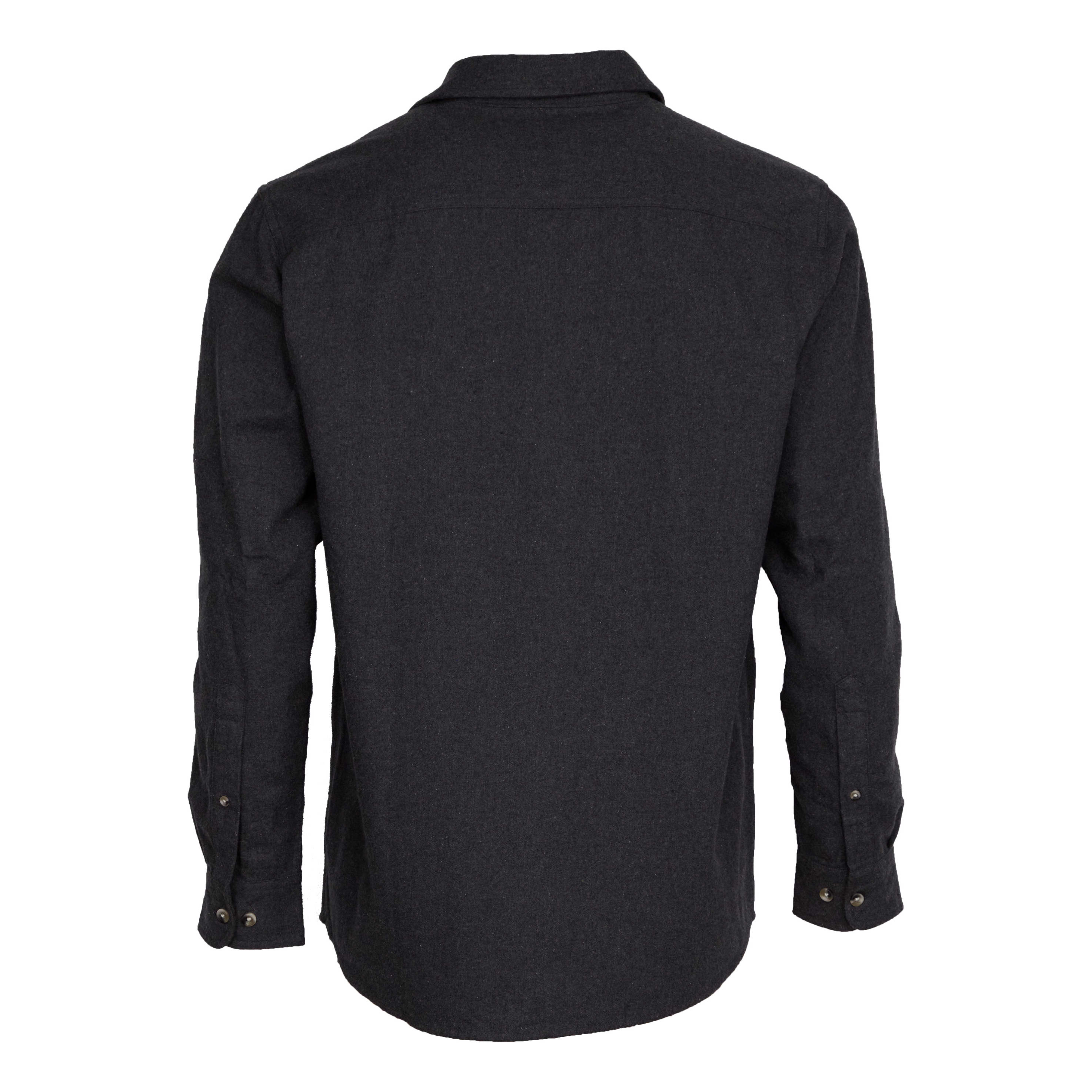 RedHead® Men’s Ozark Mountain Long-Sleeve Solid Flannel Shirt - back