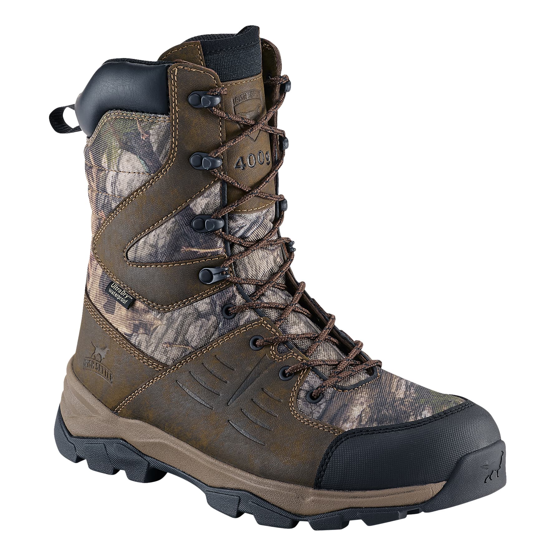 Irish Setter | 2713 | Terrain 10 Hunting Boot 400 Gram| Mossy Oak, 8 / E2