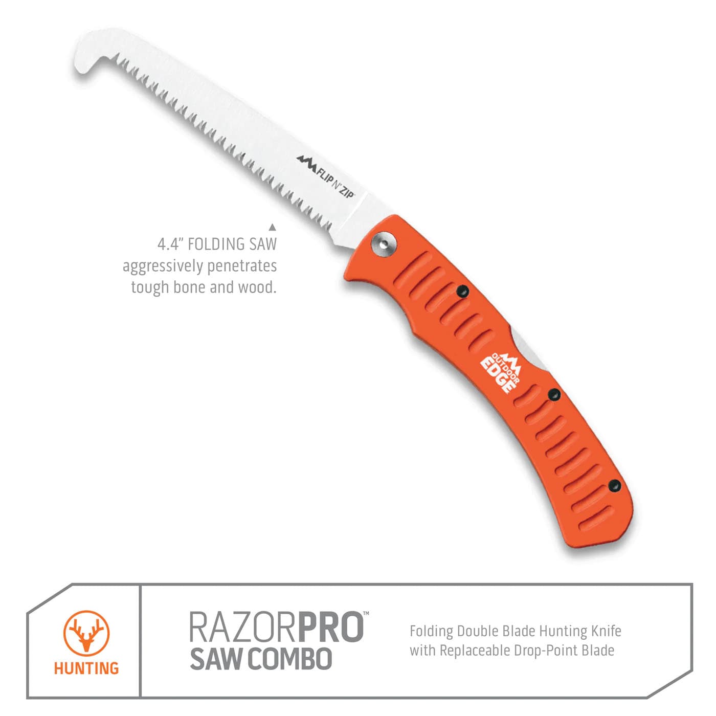 Outdoor Edge® Razor-Pro™ Knife/Saw Folding Knife Combo