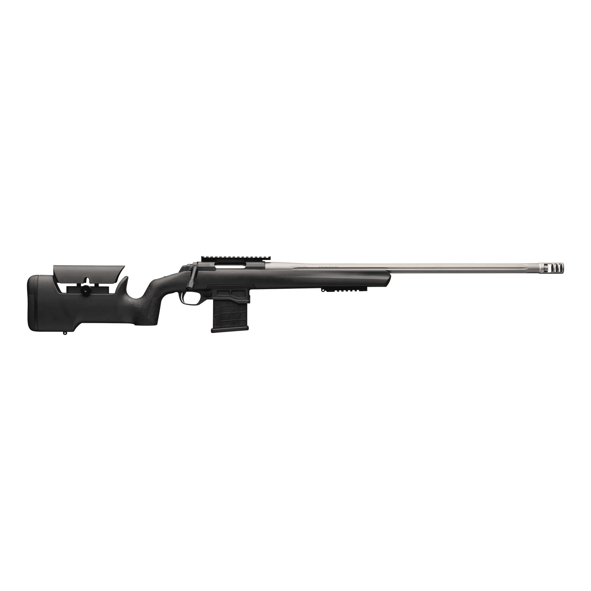 Savage 110 Precision, 308 Winchester, 20 Heavy Barrel, Threaded 5/8-24, BA  Muzzle Brake, Flat Dark Earth, MDT LSS XL Chassis, AccuTrigger, Includes 1  AICS Magazine and 20 MOA 1 piece EGW Rail, 5Rd, Left Hand - Impact Guns