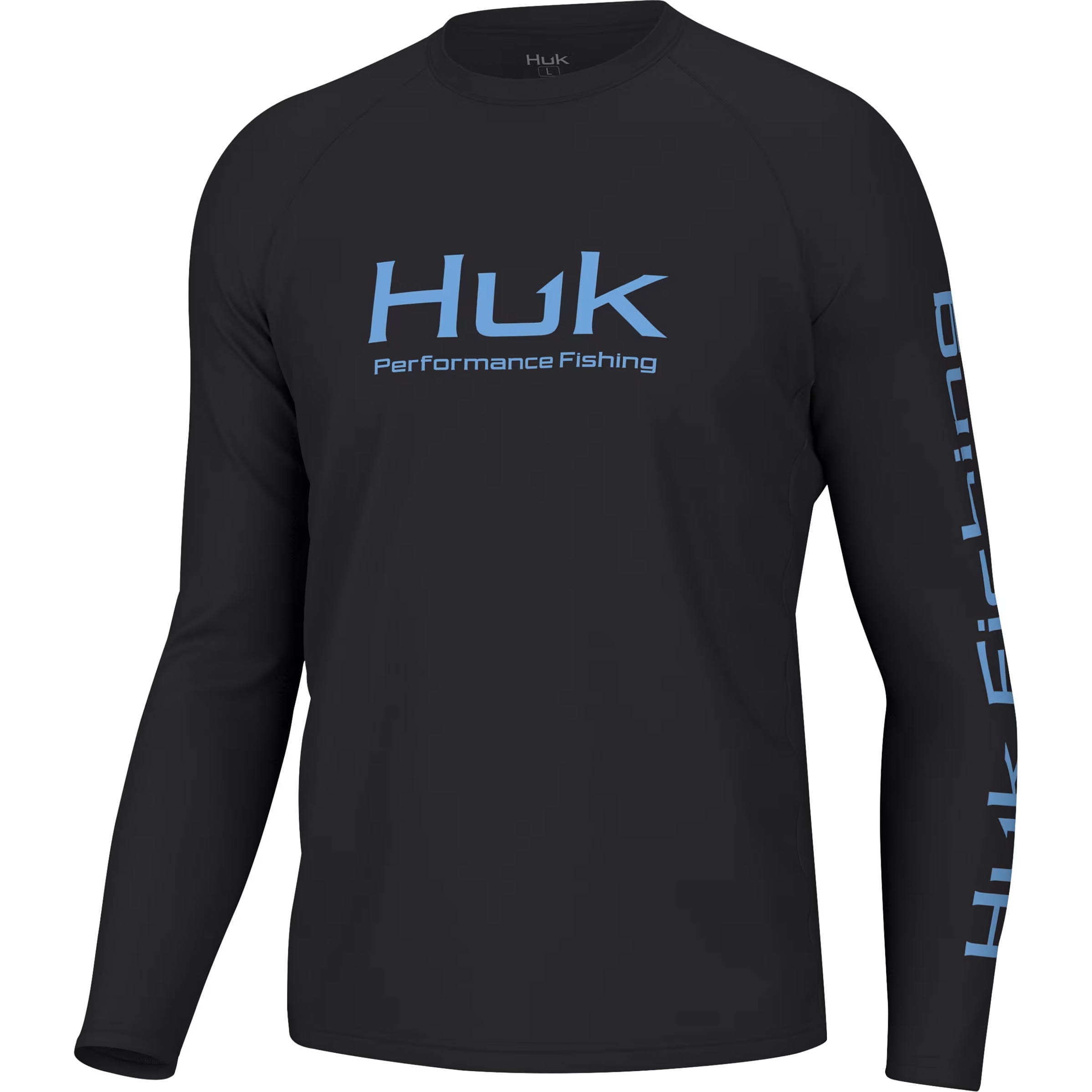 Chemise Huk Homme 3XL Bleu – Manches Longues, Performance Pêche, Stretch