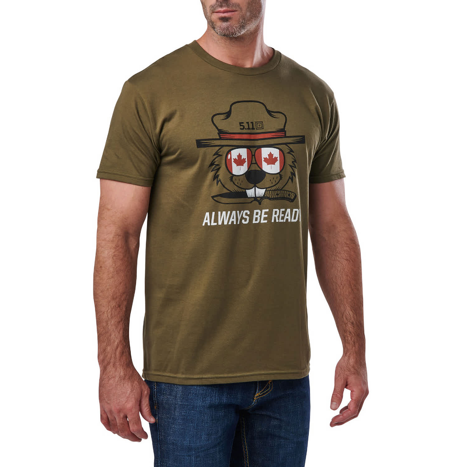 5.11® Men’s Beaver & Knife Short-Sleeve T-Shirt