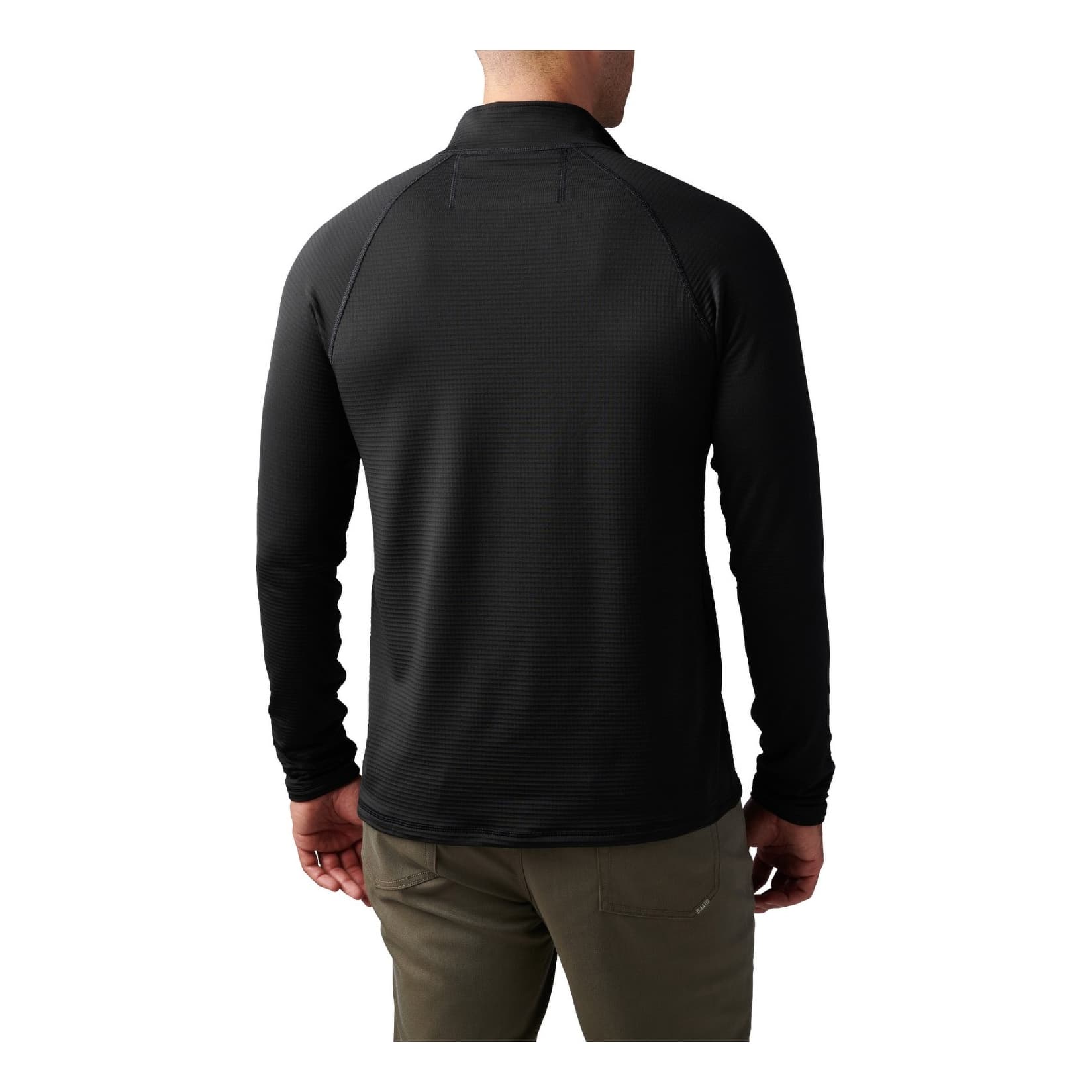 5.11® Men’s Stratos Quarter-Zip Shirt - Black - back