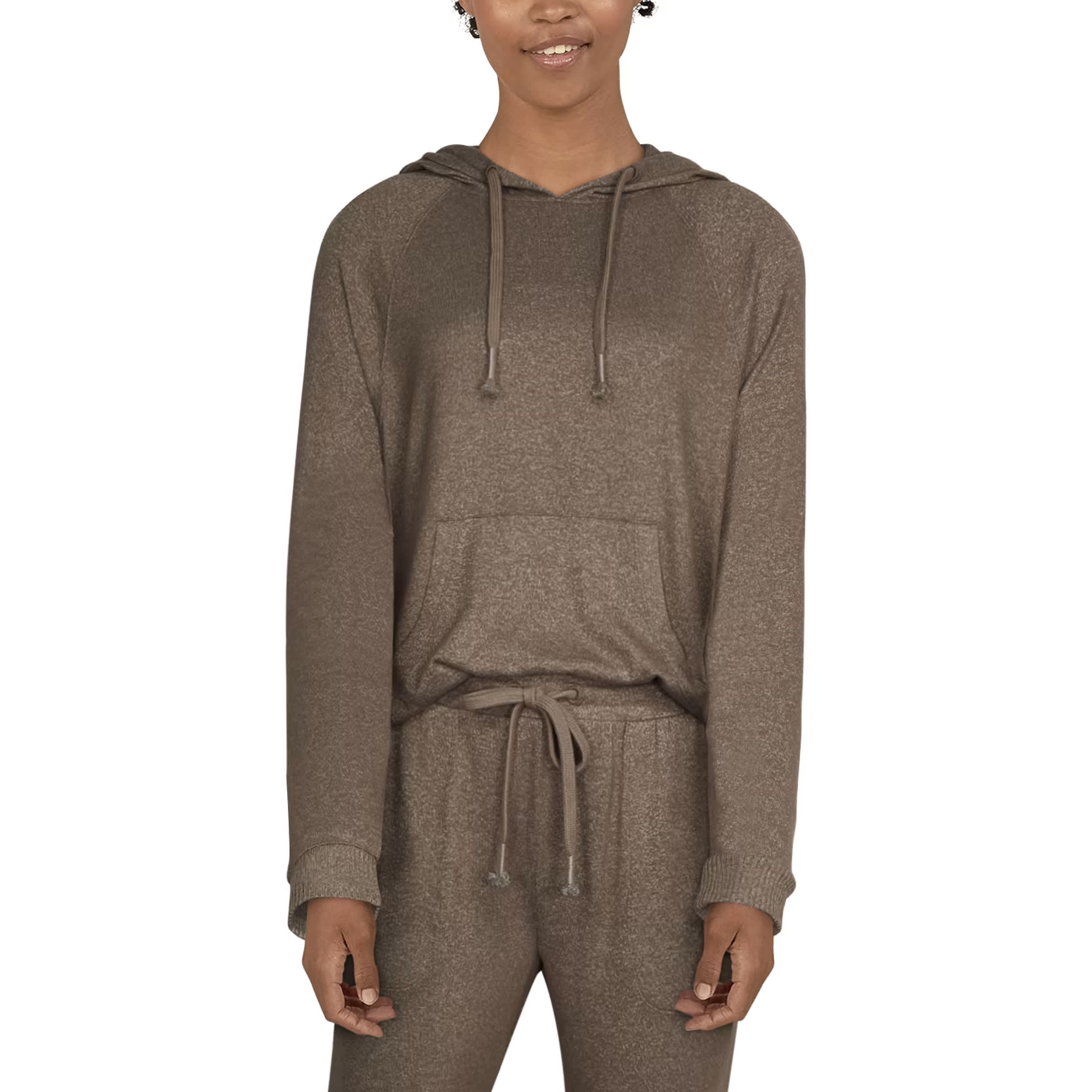Ladies khaki hoodie cheap