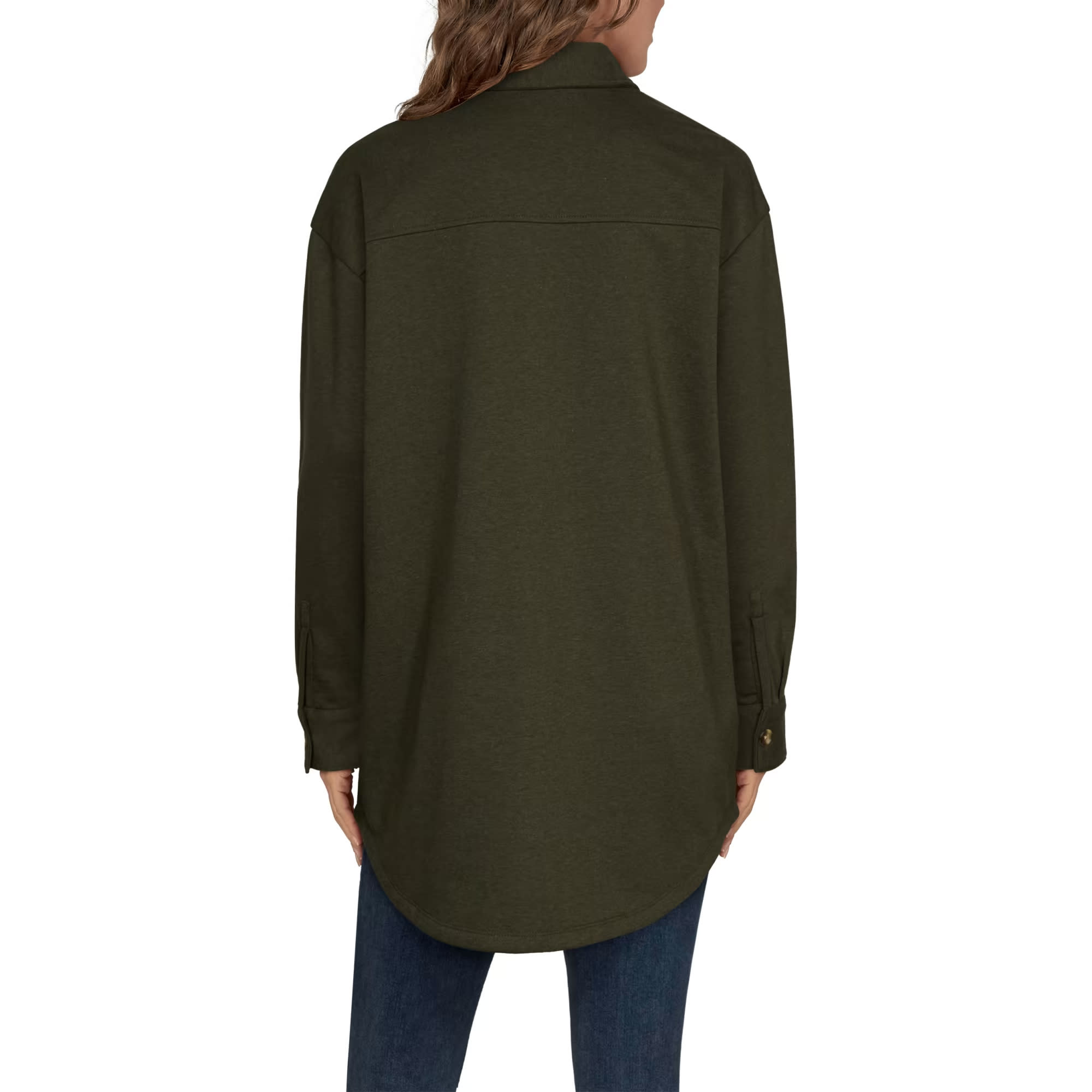 Natural Reflections® Women’s Cozy Knit Long-Sleeve Shirt Jacket
