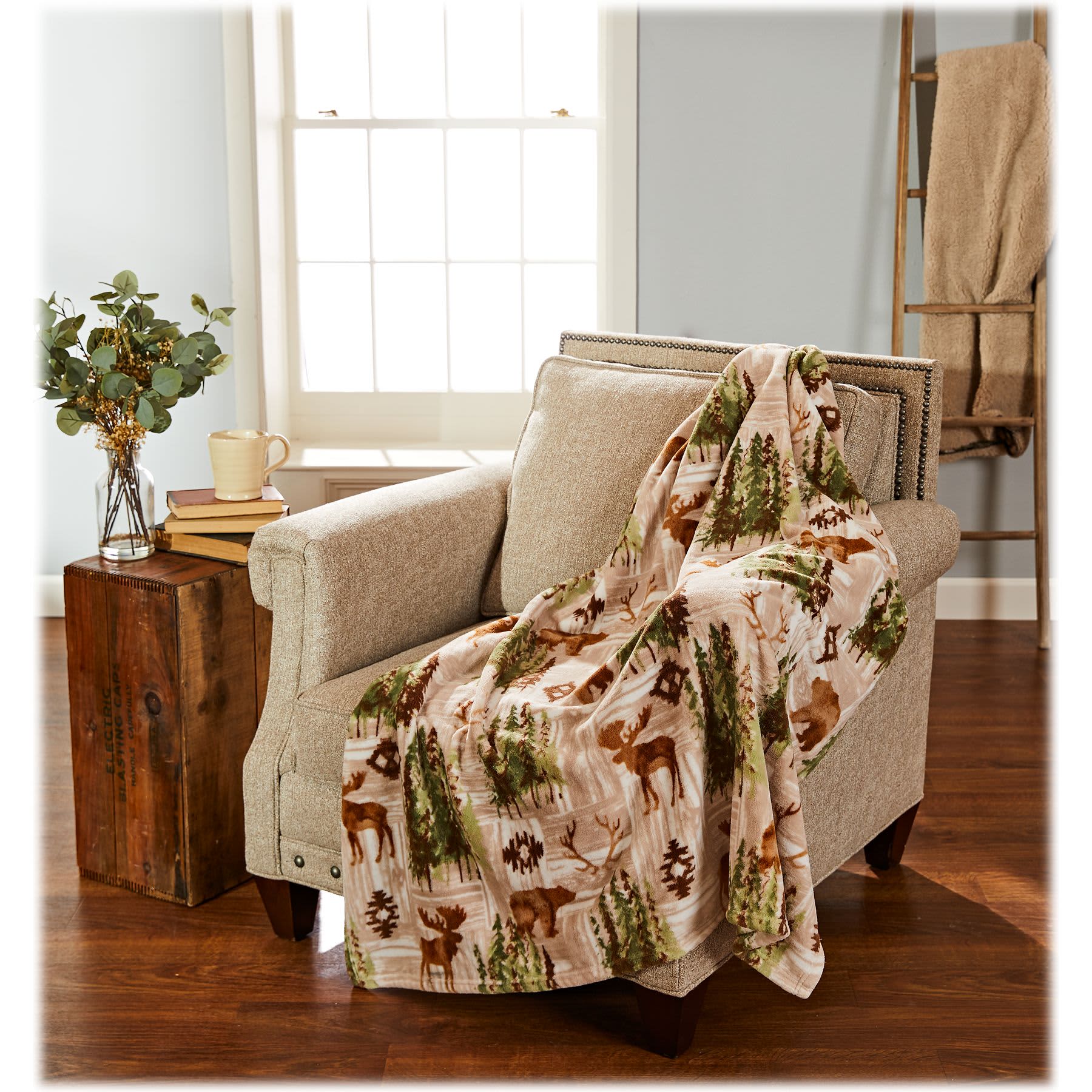 White River™ Water Colour Forest Throw