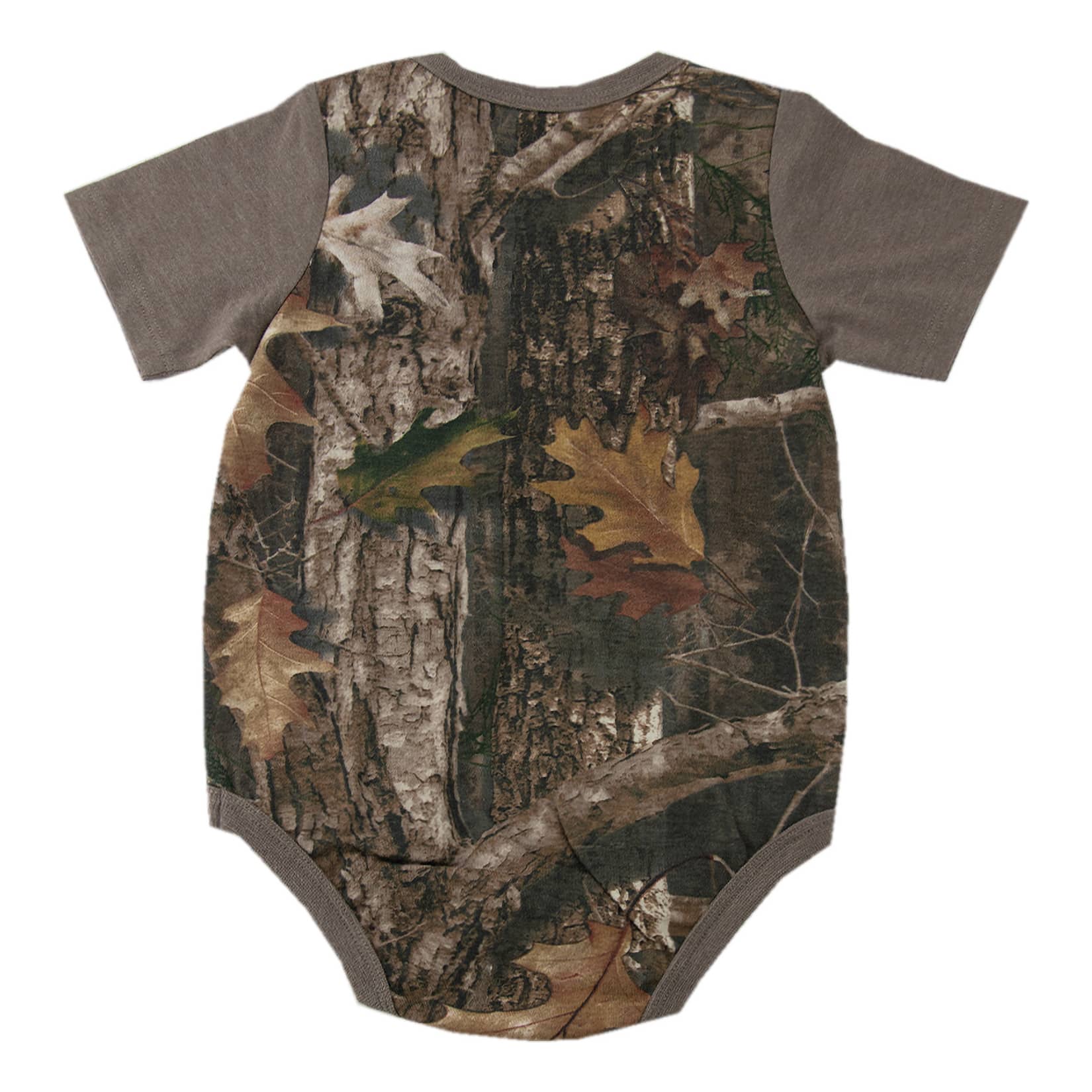 Outdoor Kids® Infants’/Toddlers’ TrueTimber Camo Short-Sleeve Bodysuit - back