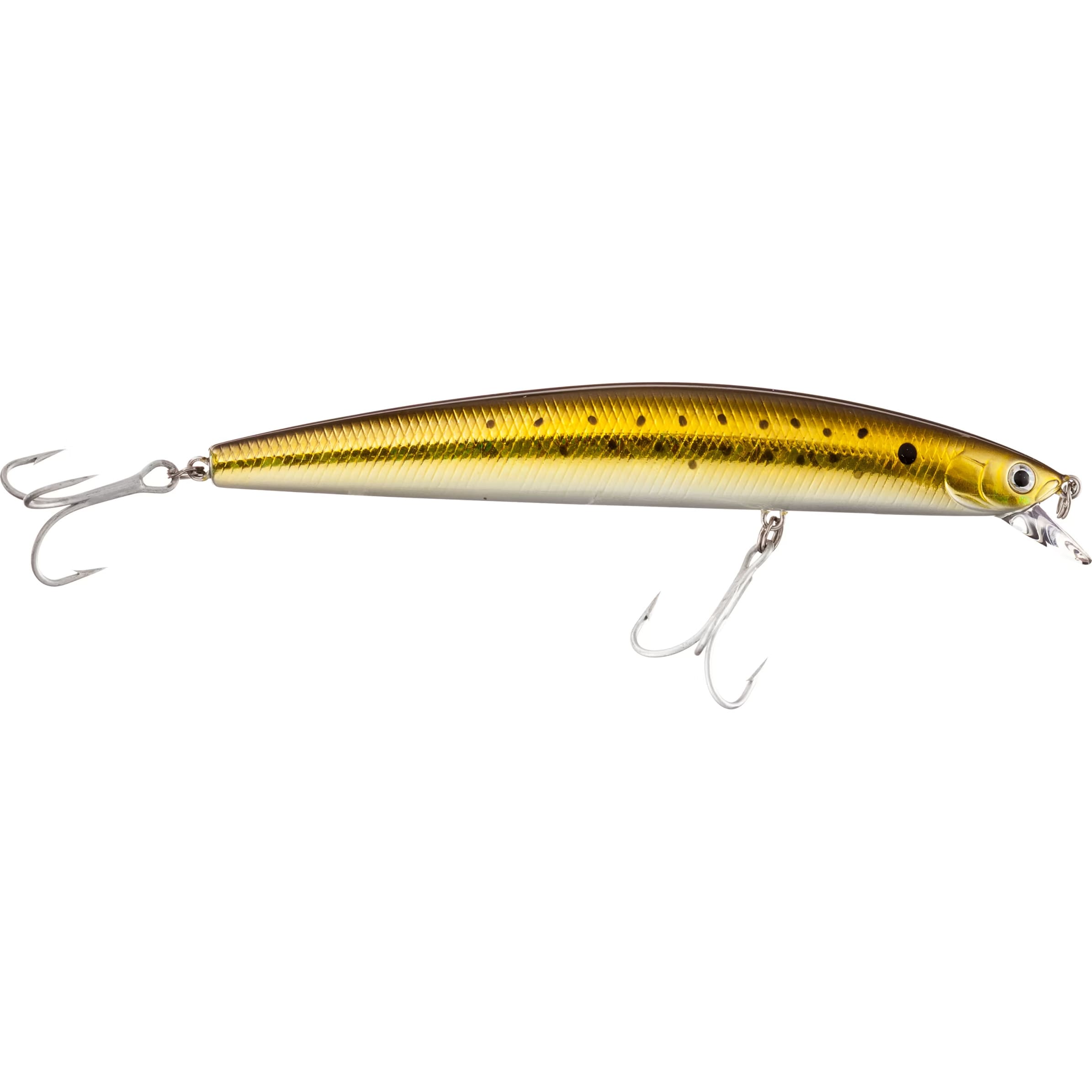 Señuelo Daiwa Salt Pro SP 17 Minnow Sinking - Para Pesca En Agua Salada, Acción Errática, Sistema De Peso
