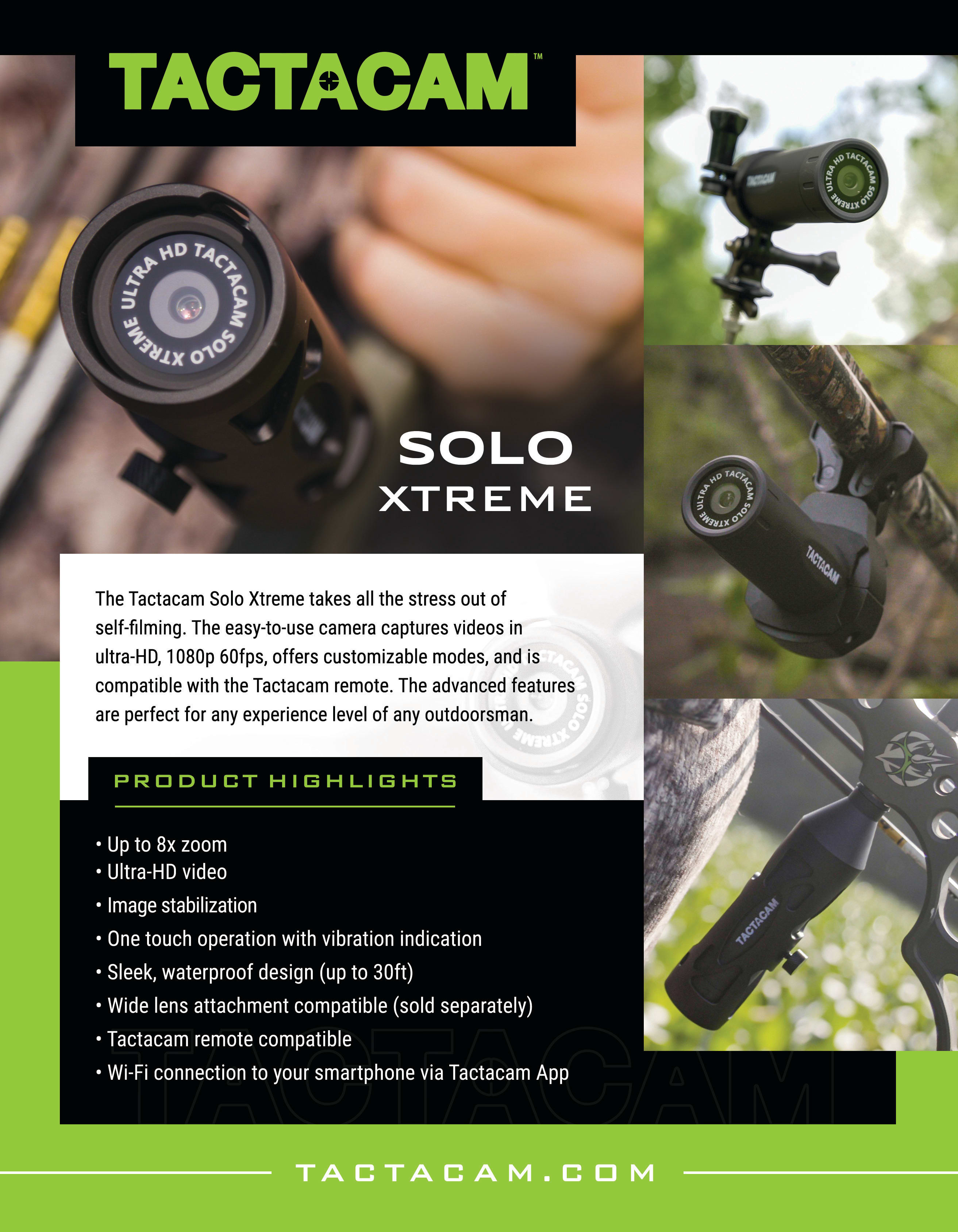 Tactacam solo wifi ultra hd shop