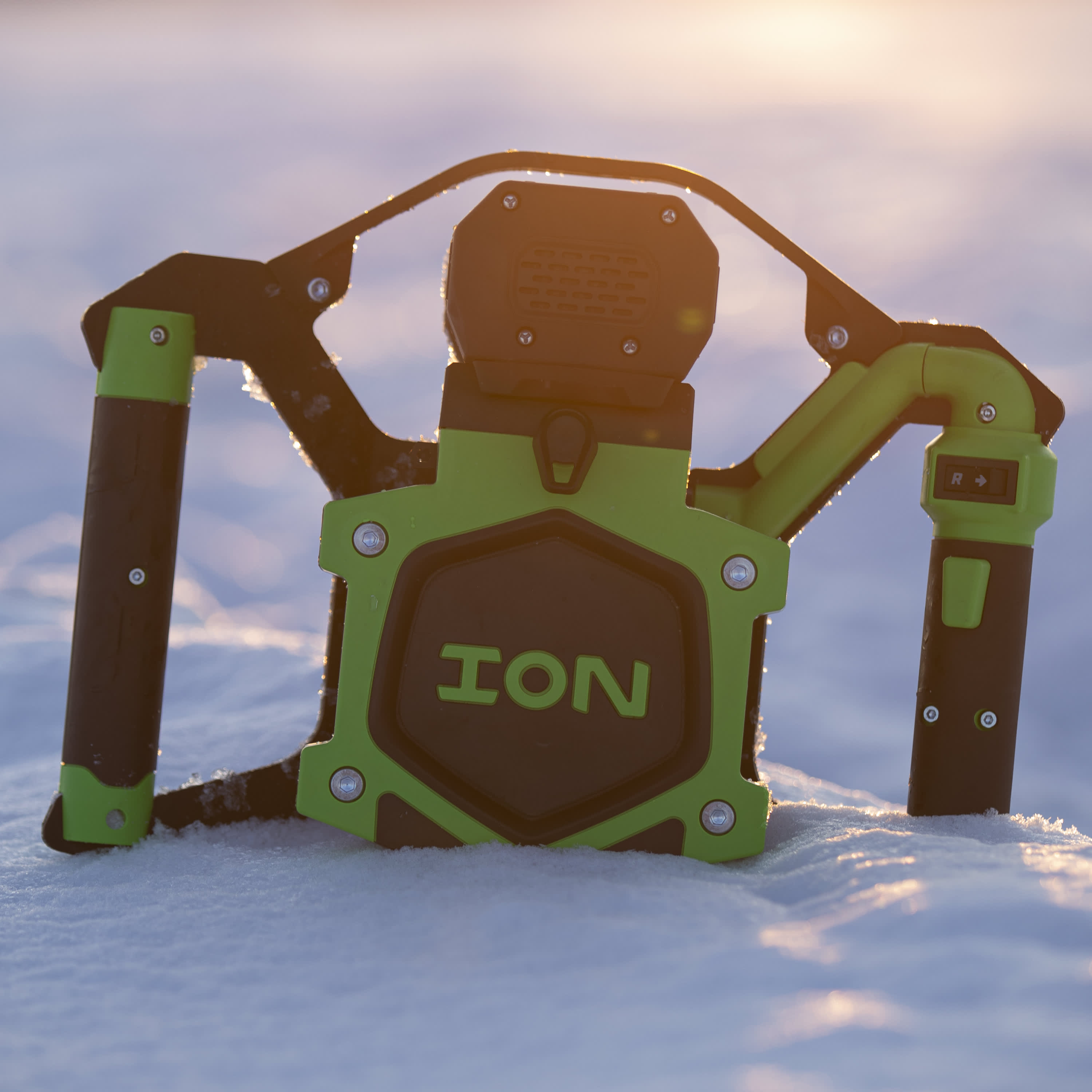 ION® Alpha Plus Ice Auger with two batteries