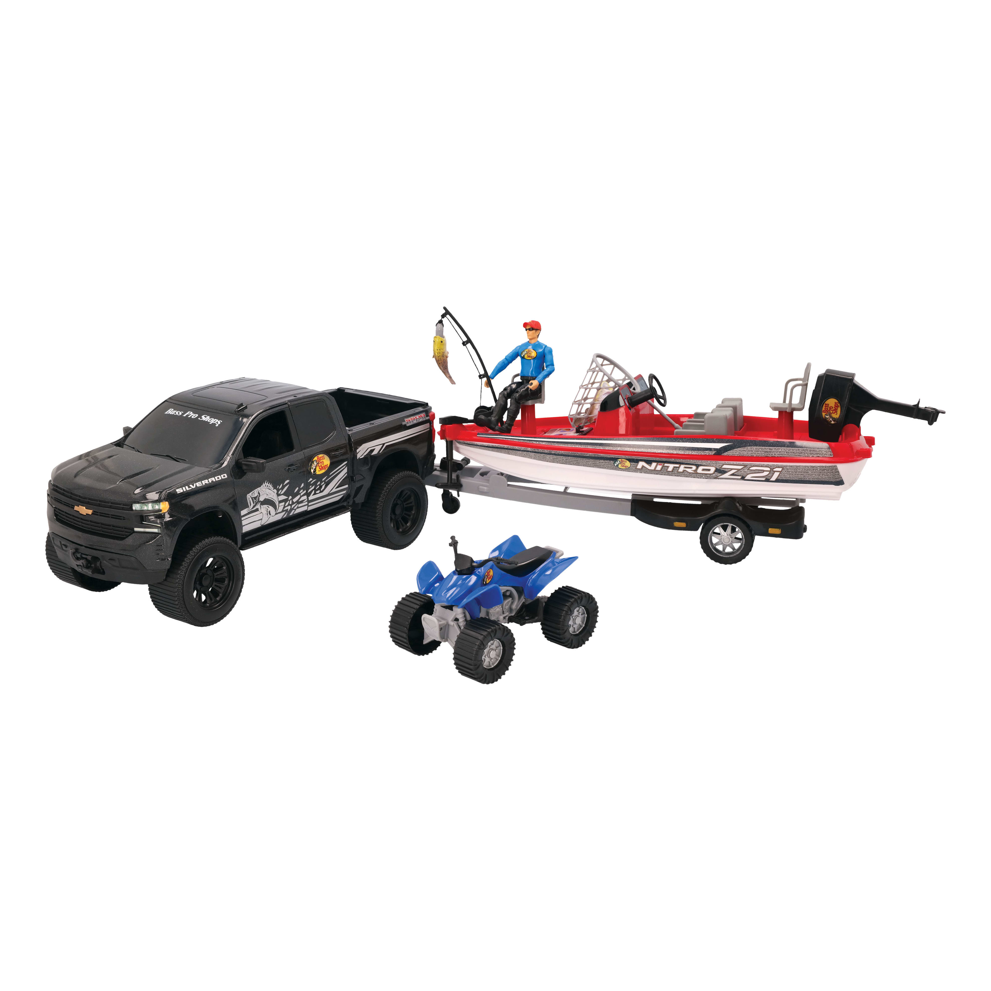 Bass Pro Shops® Imagination Adventure Ford Raptor with Bass Boat Play Set for Kids