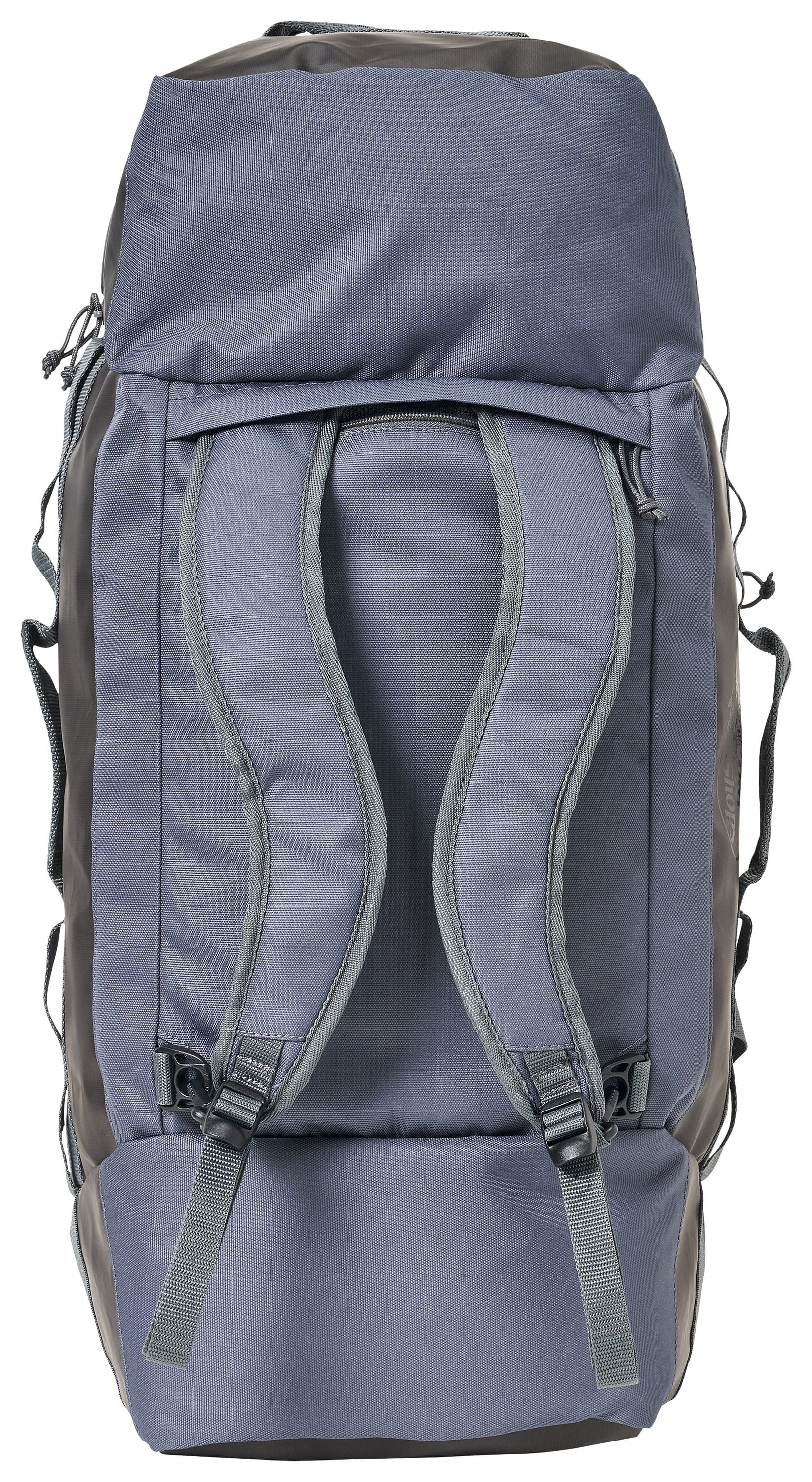 Bass Pro Shops® Heavy-Duty Packable Duffel Bag - 70 Litre - Grey/Black