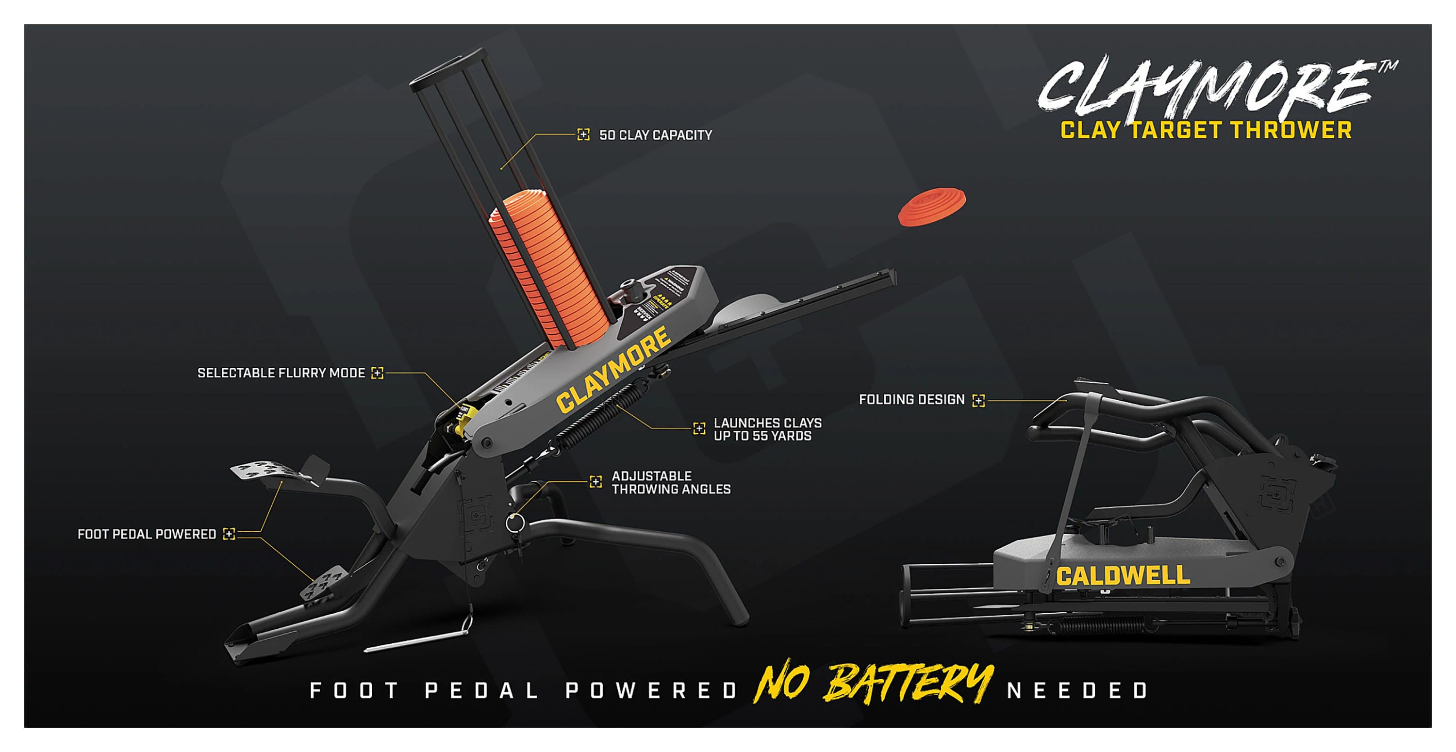 Caldwell® Claymore Target Thrower