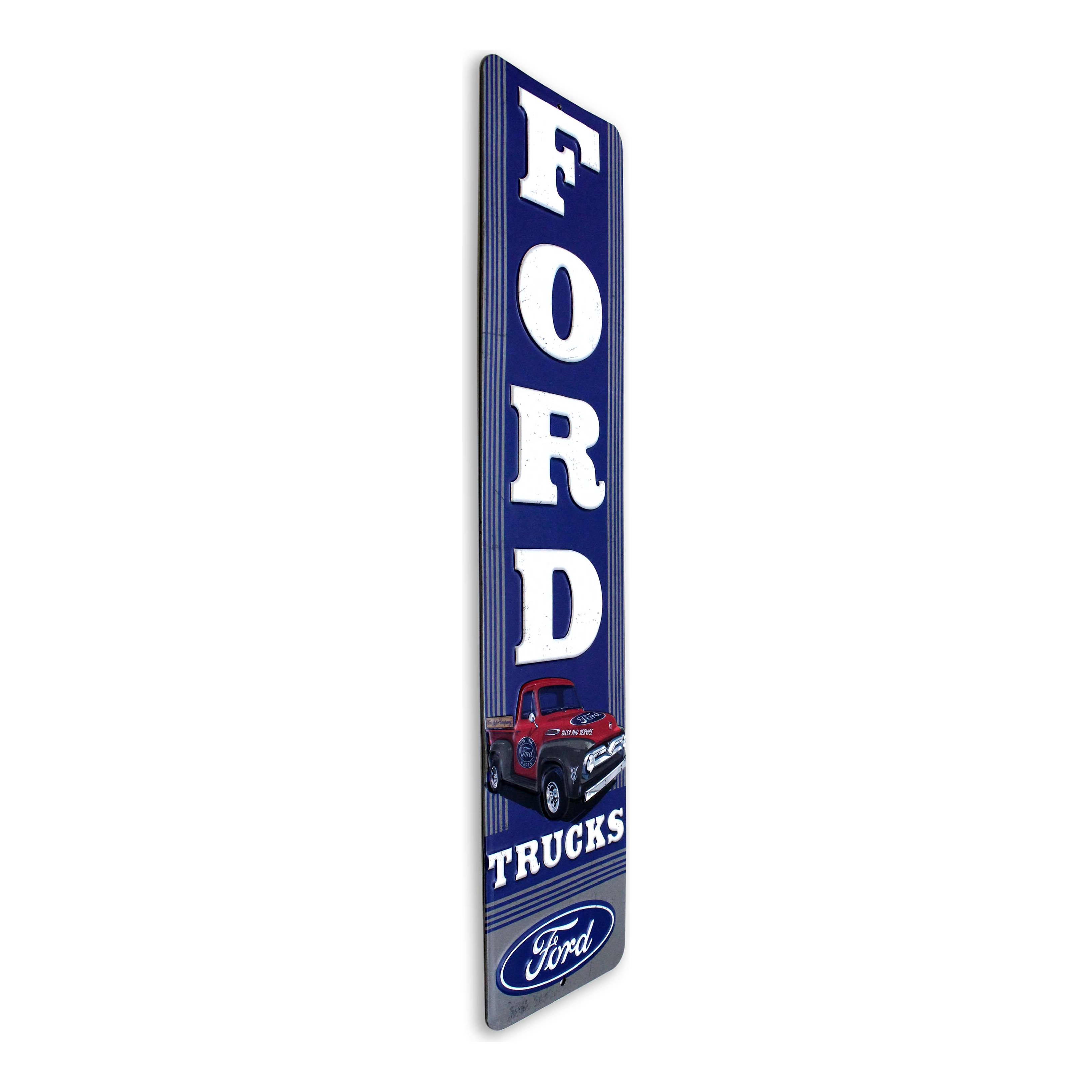 Open Road's Ford Trucks Vertical Metal Sign