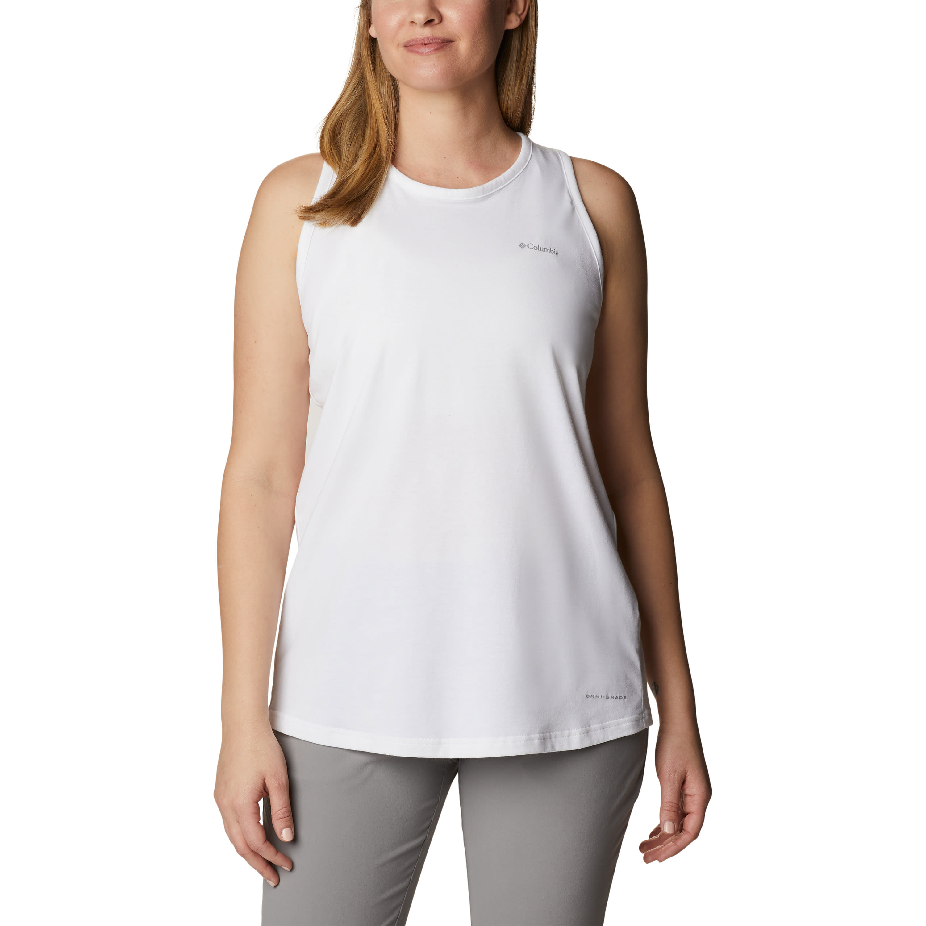 Esmara Women's T-Shirt L Grey Cotton with Elastane, Polyester Basic