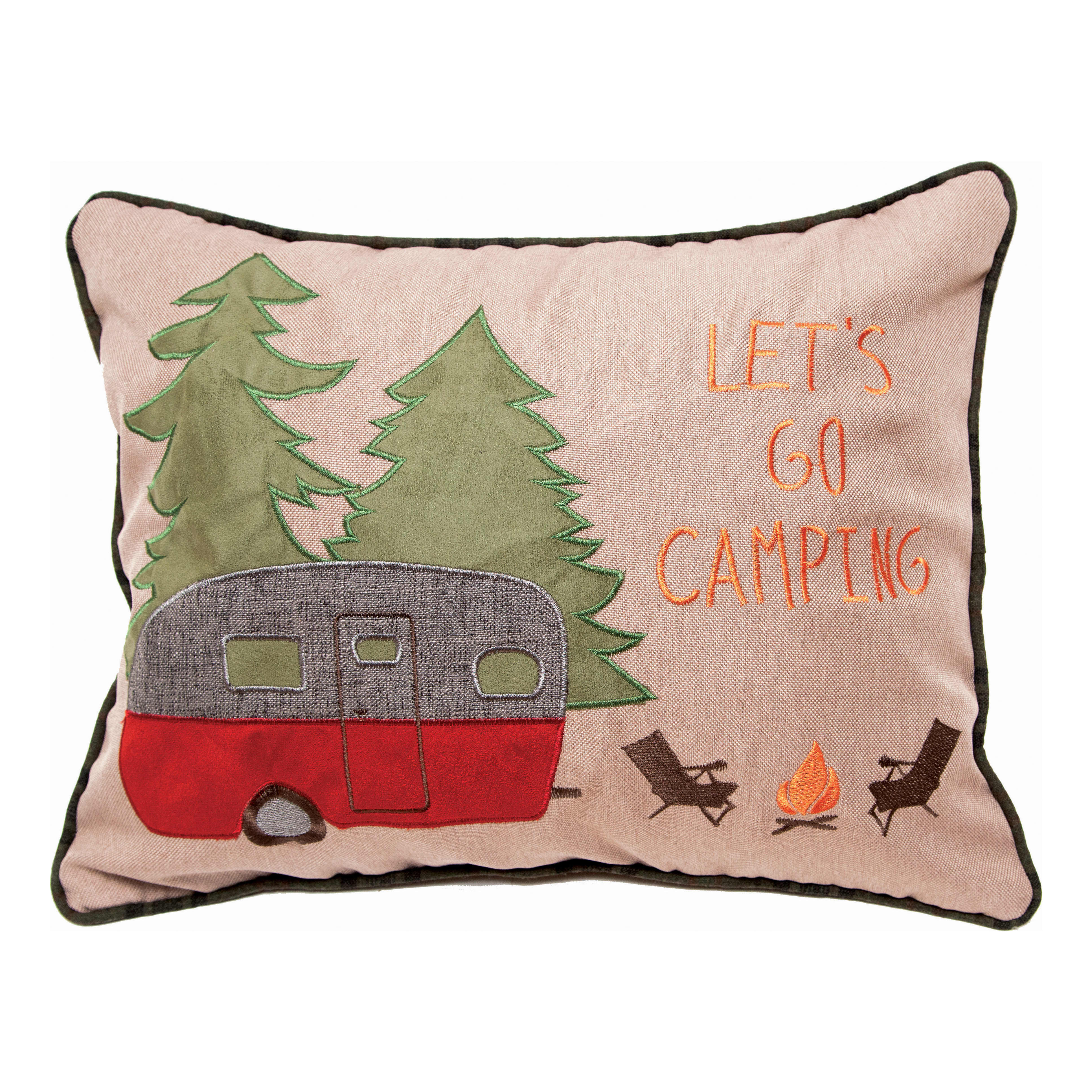 Camping themed pillows hotsell