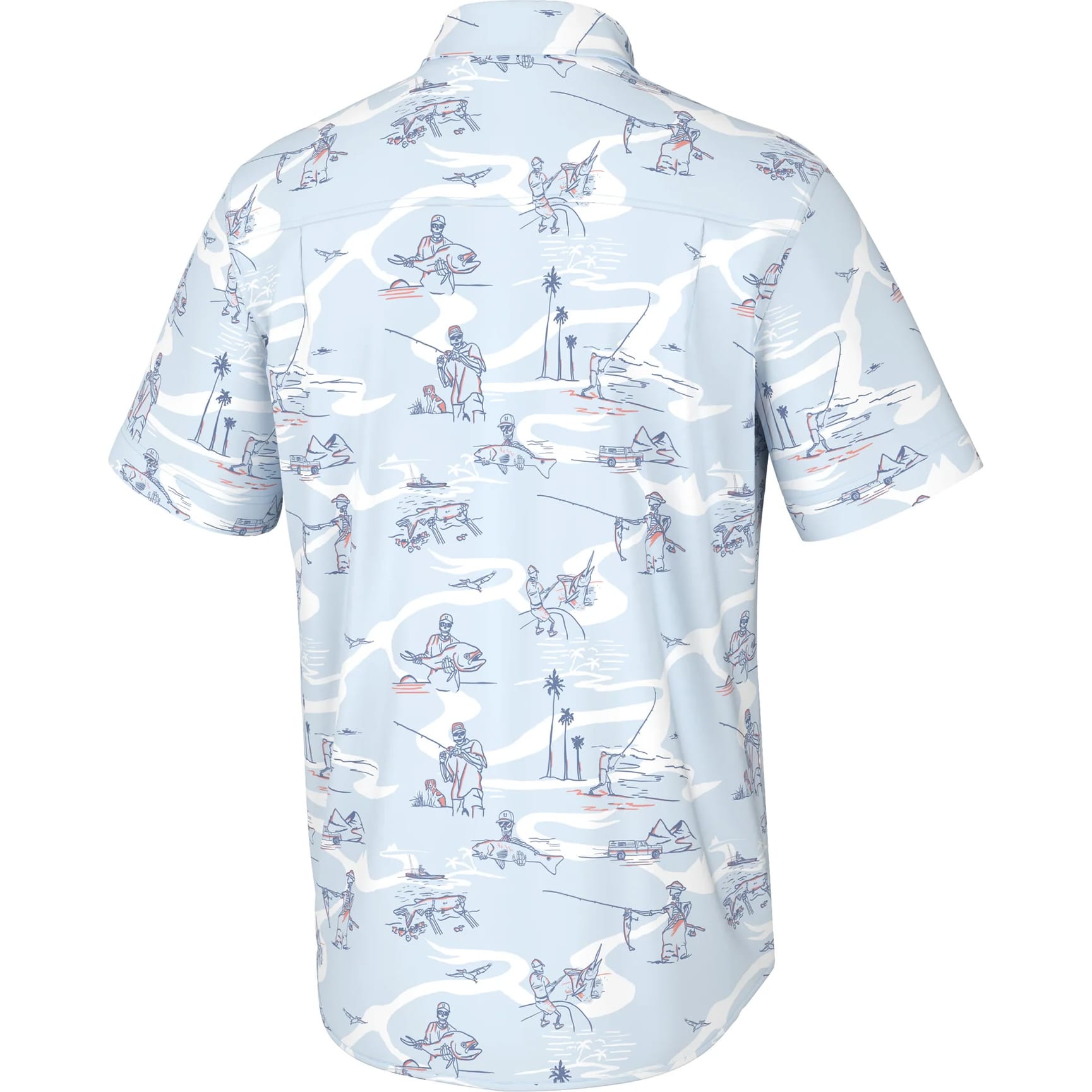 Huk® Men’s Kona Printed Short-Sleeve Shirt