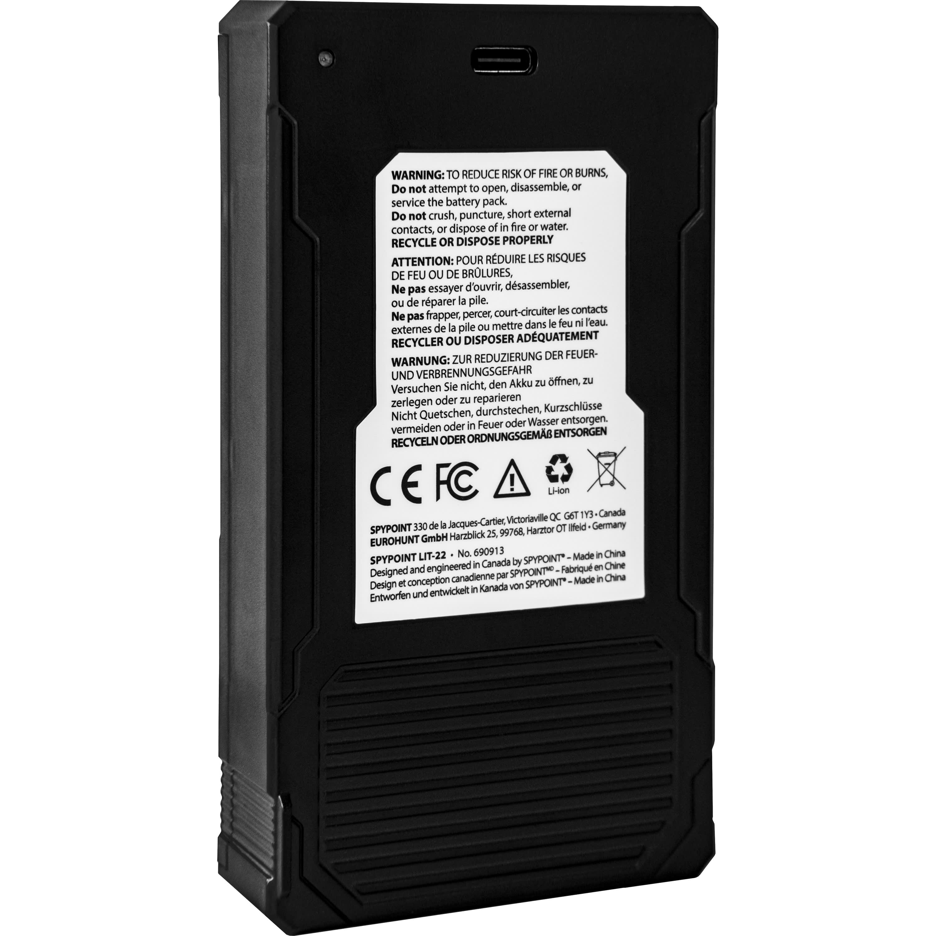 SPYPOINT® LIT22 Rechargeable Lithium Battery Pack Cabela