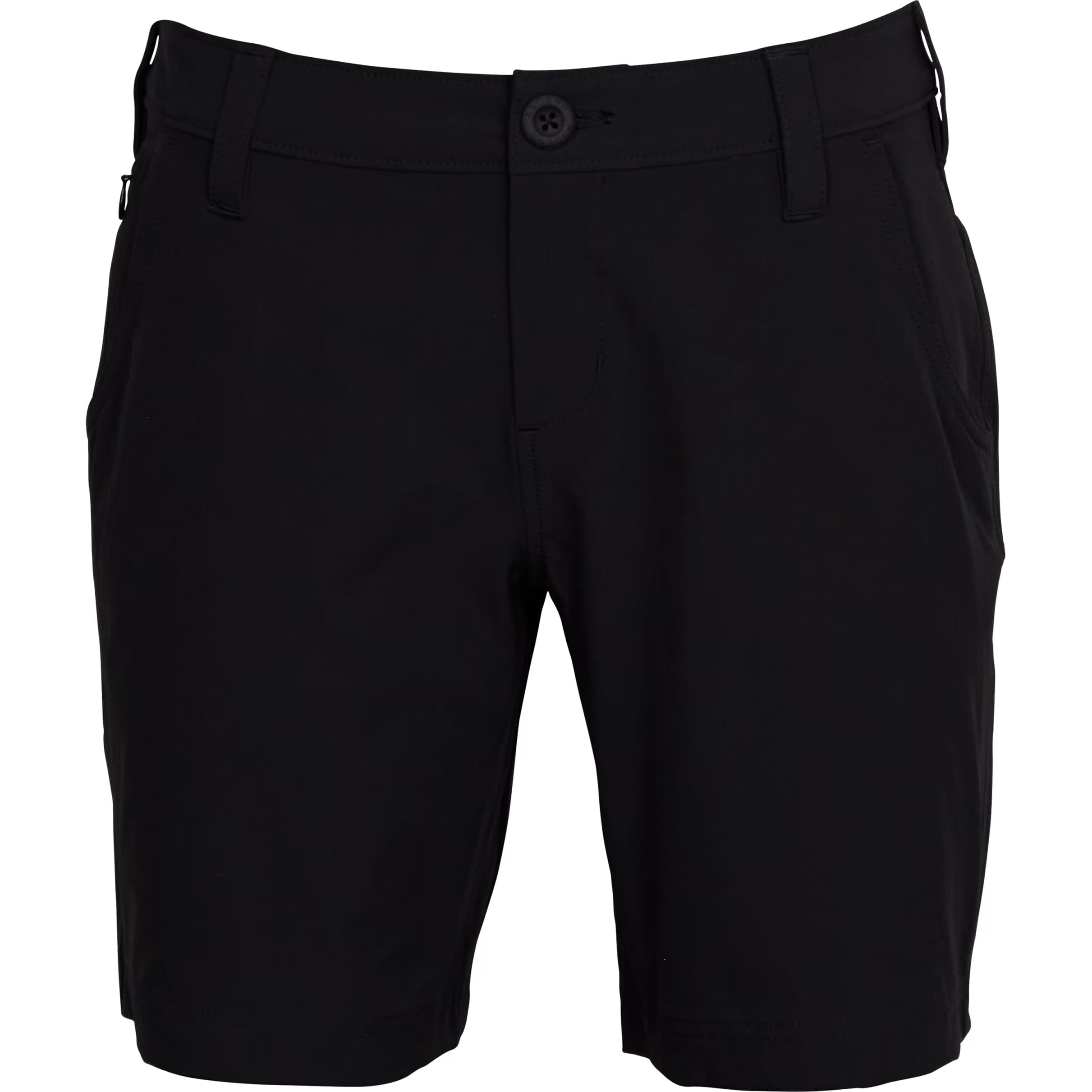 Under Armour Women's Fusion 5-Inch Shorts, (001) Black / / White, X-Small  at  Women's Clothing store