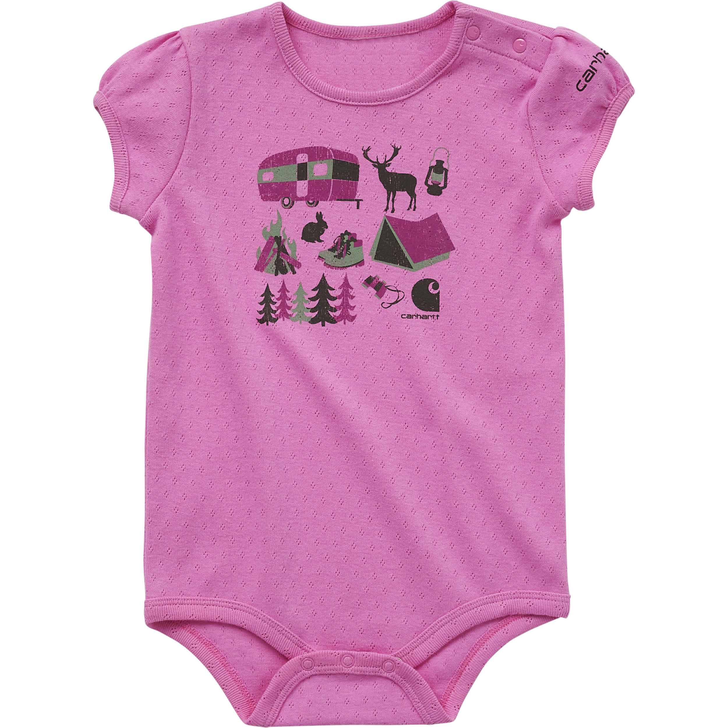Carhartt Infant Girls Explore Short Sleeve Bodysuit Cabela s