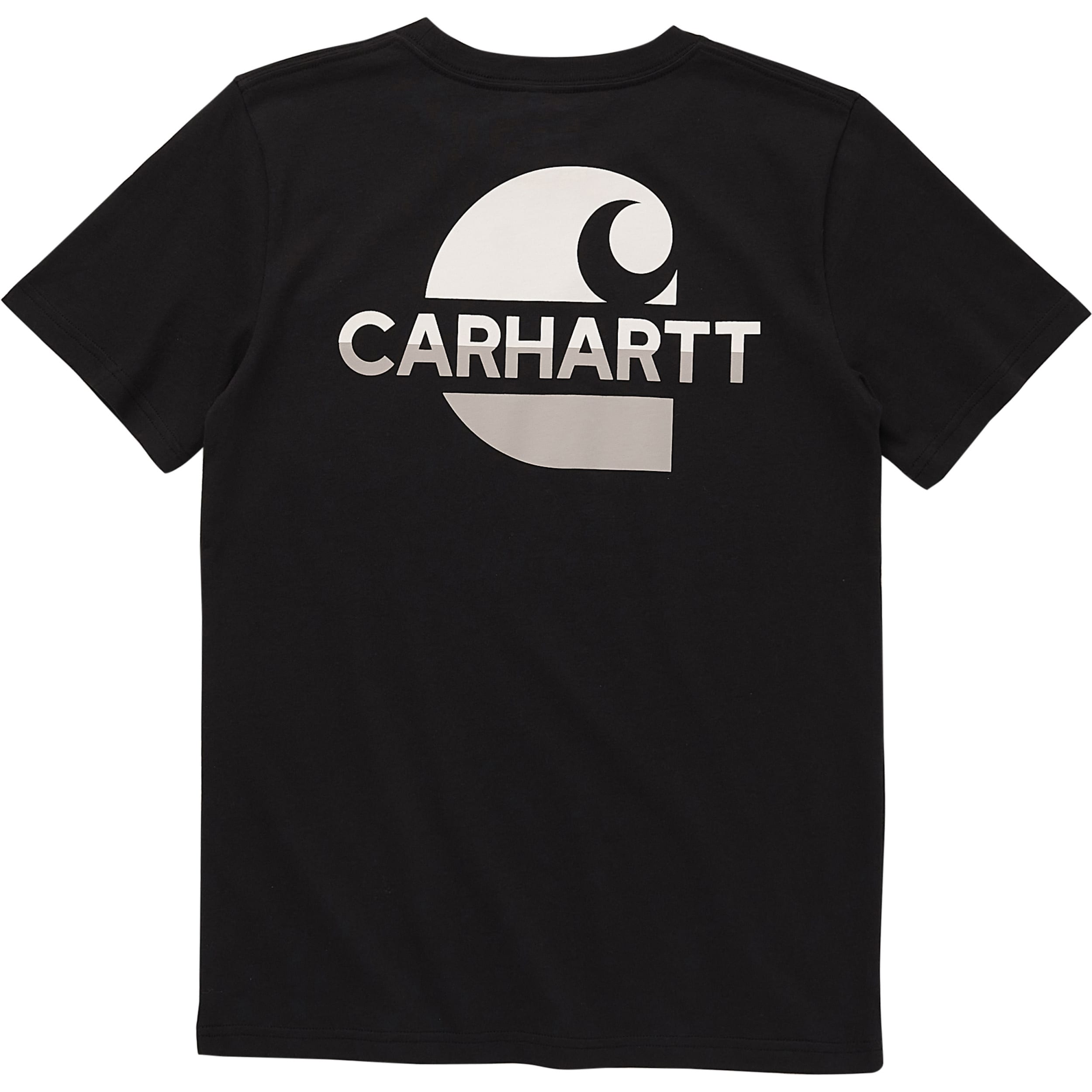 Carhartt Short-Sleeve Outdoor Bodysuit, Heather Gray, 12M