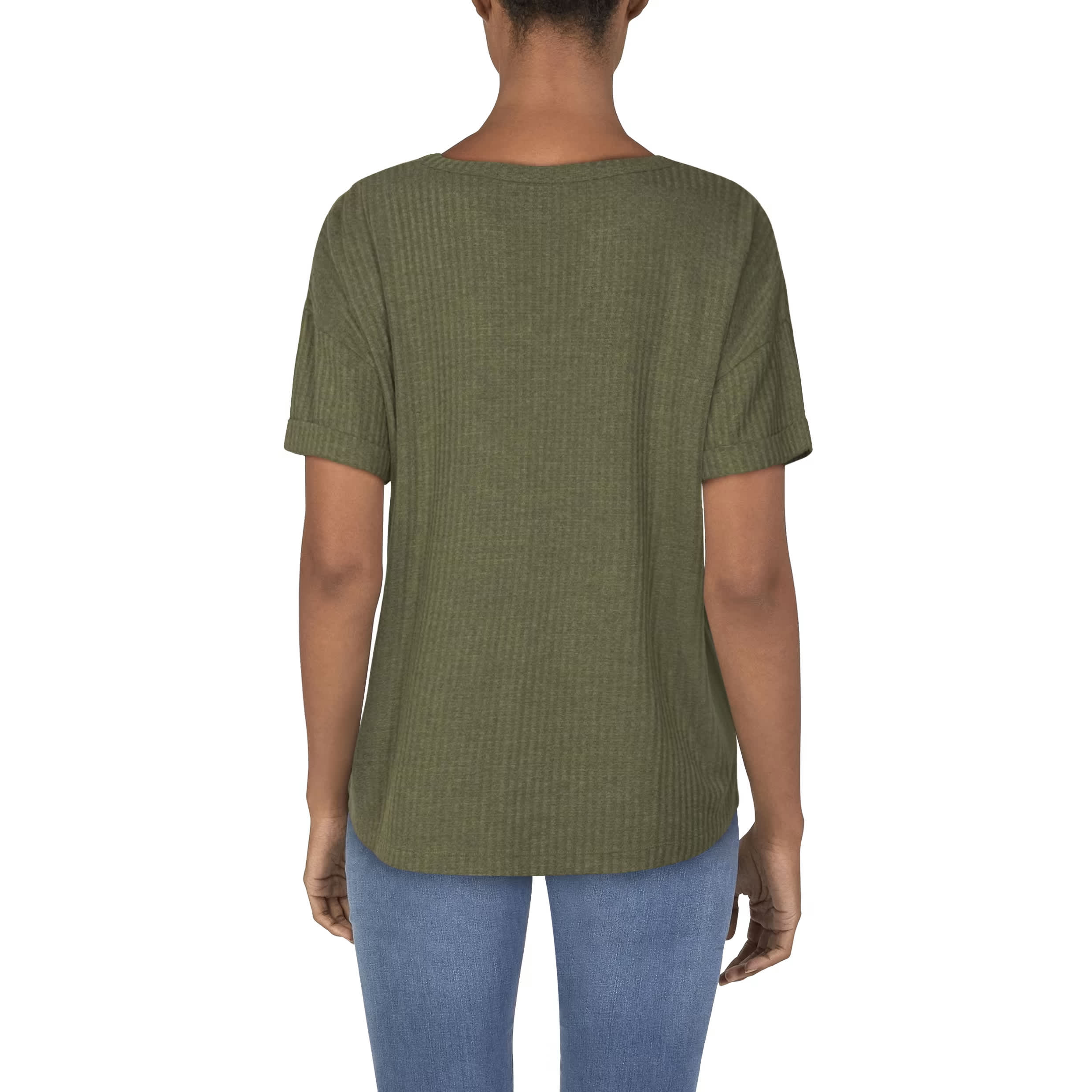 Natural Reflections® Women’s Brush Creek Waffle Short-Sleeve Shirt