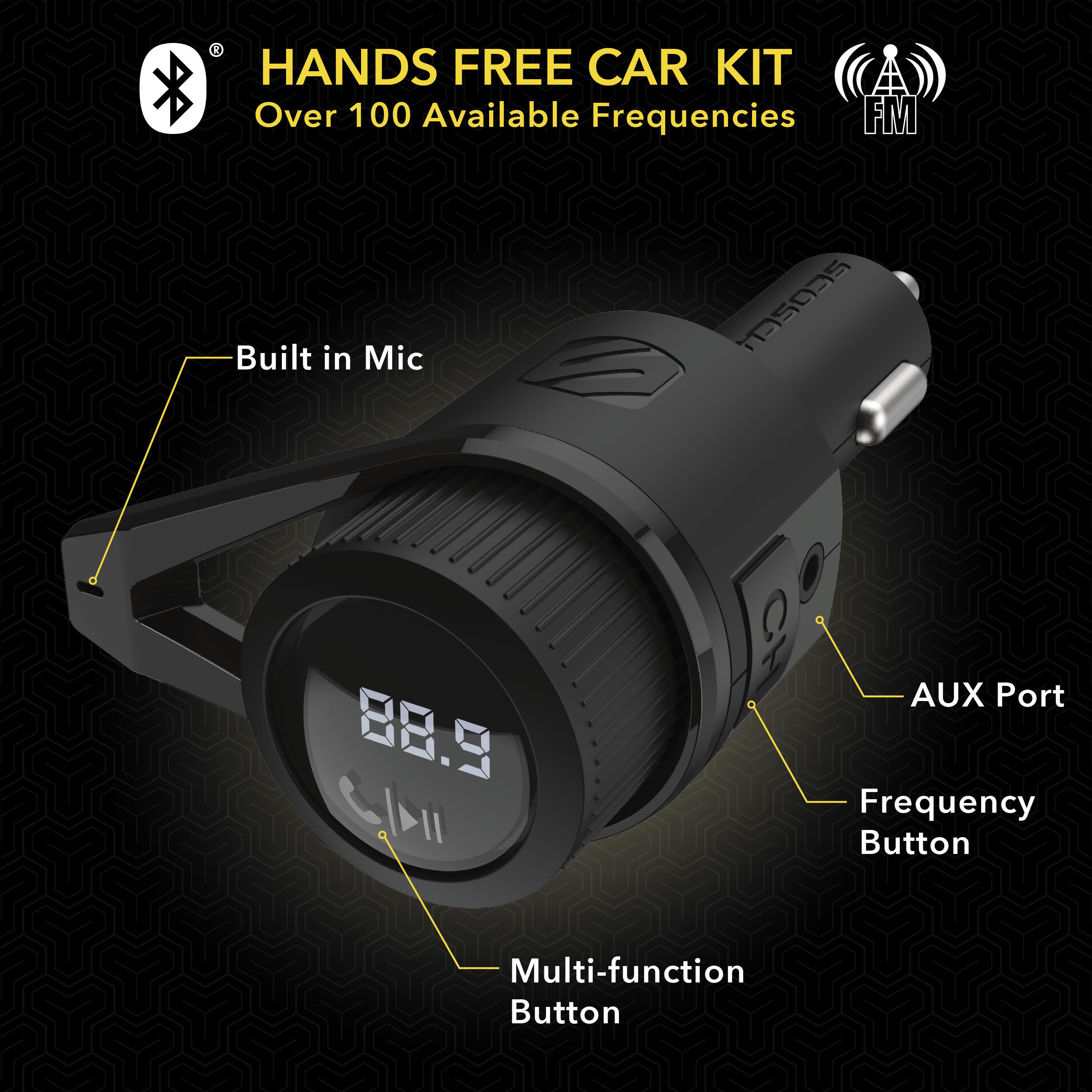 Scosche® BTFreq™ Wireless Handsfree Car Kit Cabela